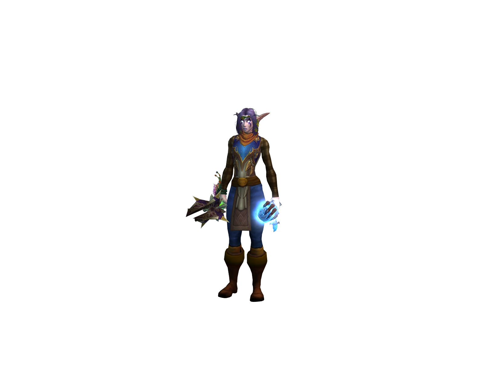 Wistèria 3D character render
