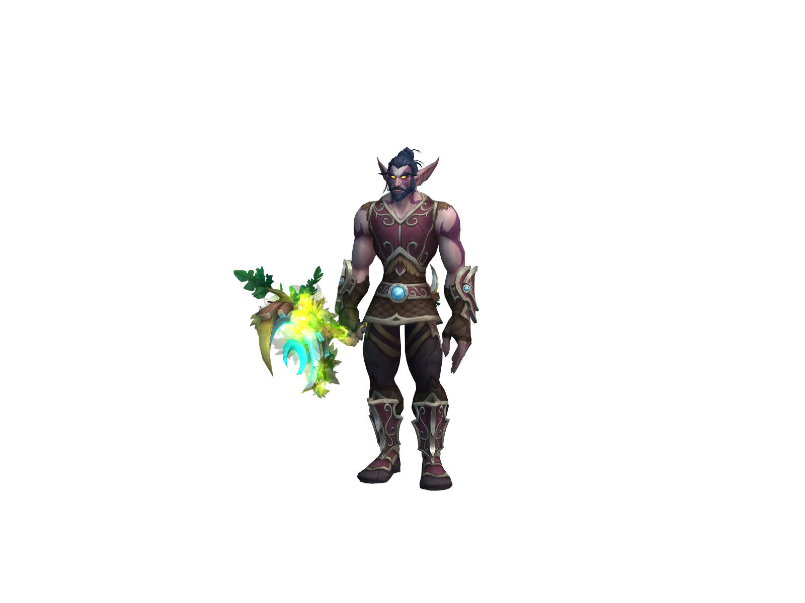 Nightglaive 3D character render