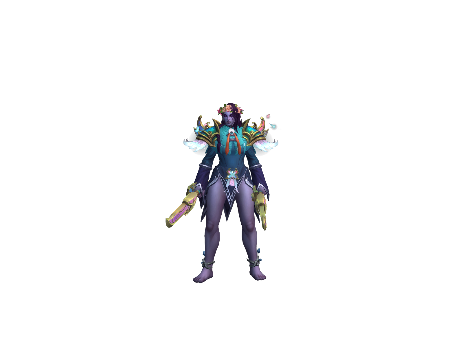 Rinneau 3D character render