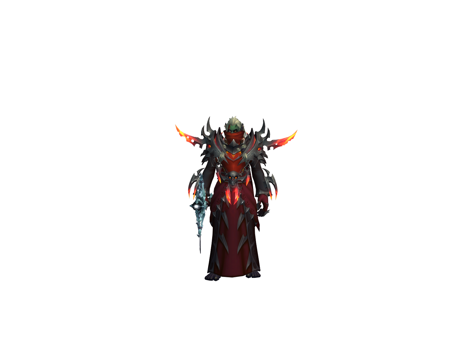 Affliclock 3D character render