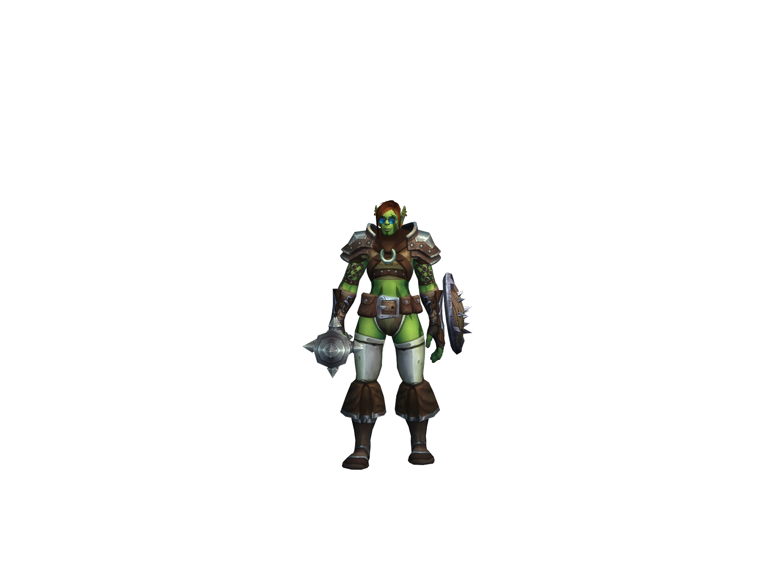 Glushah 3D character render