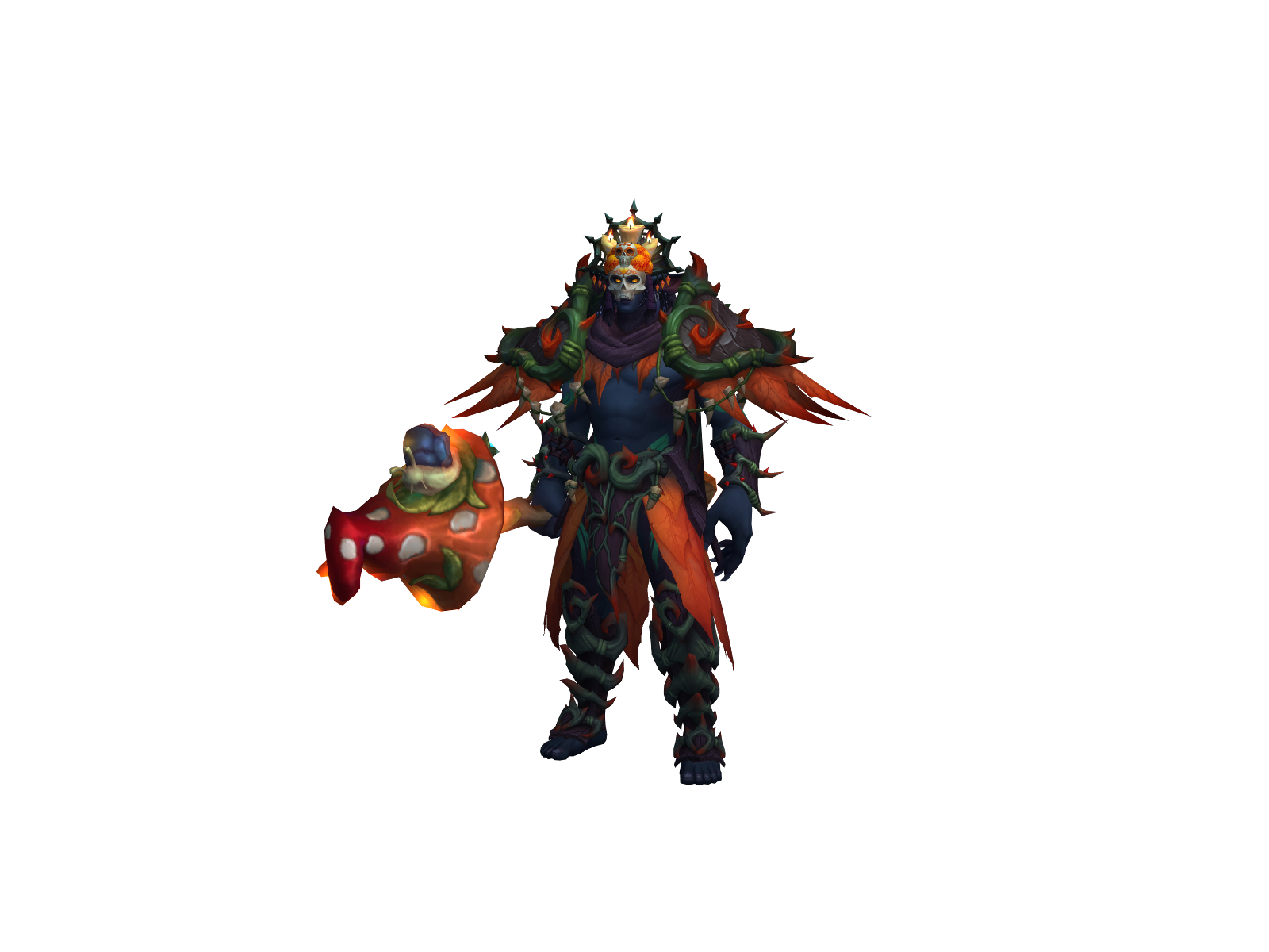 Iroque 3D character render
