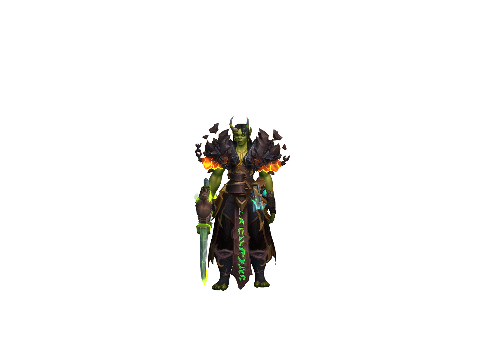 Unholyheat 3D character render