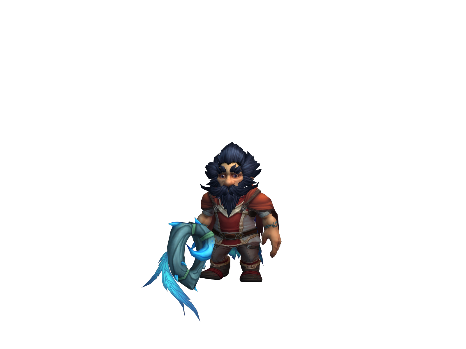 Dipsylock 3D character render