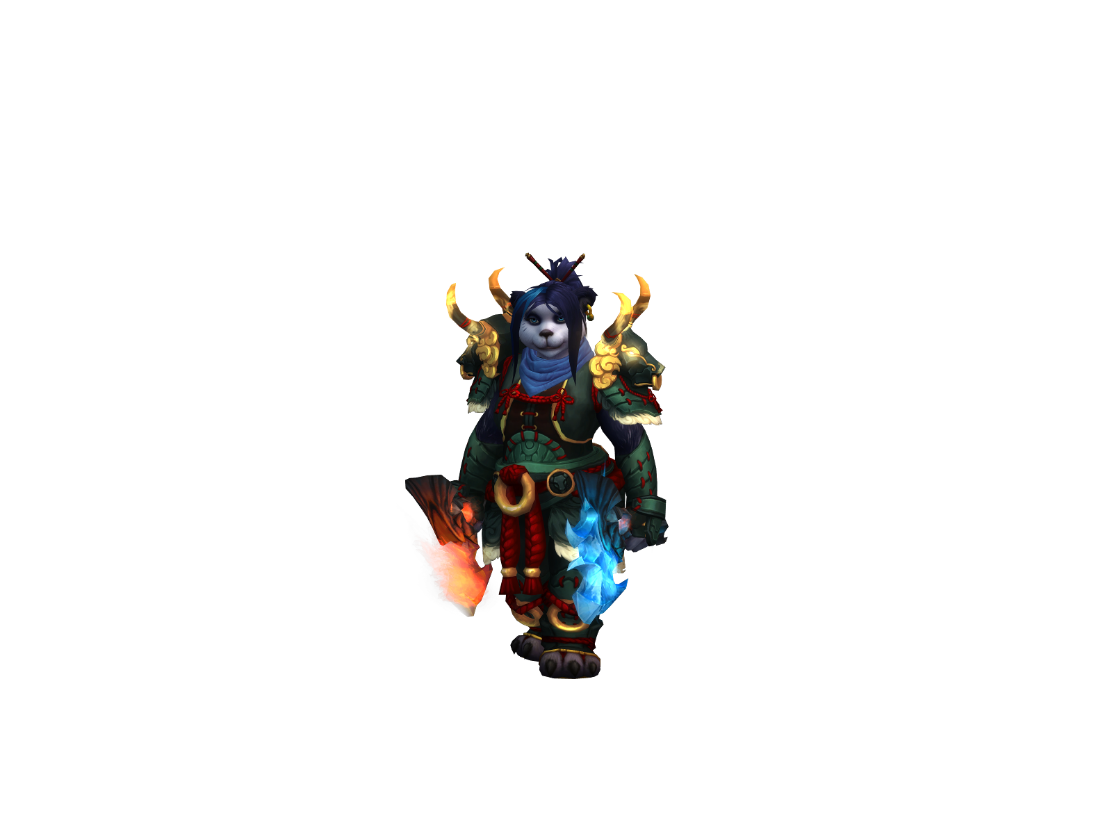 Pinchua 3D character render