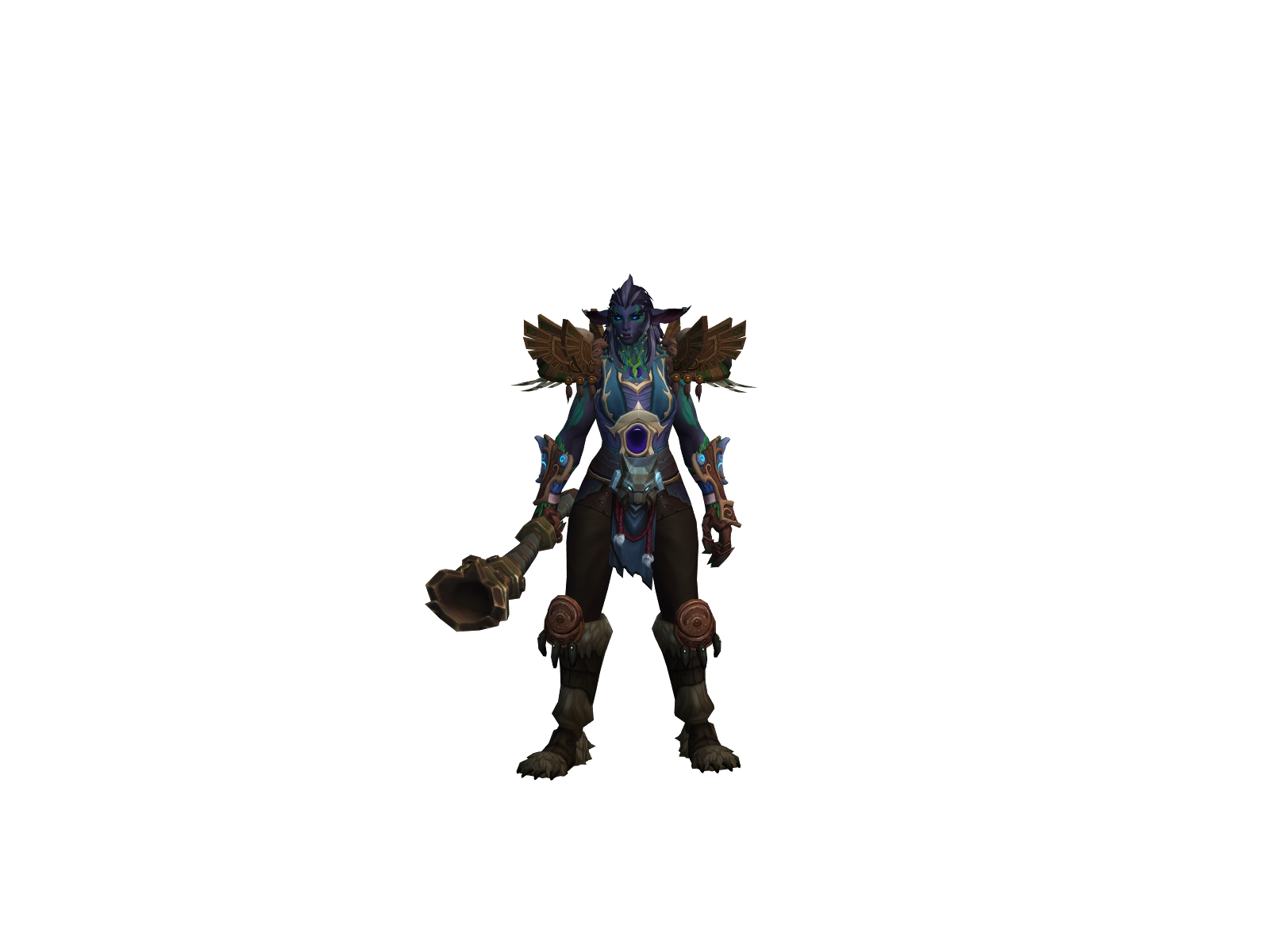 Fiber 3D character render