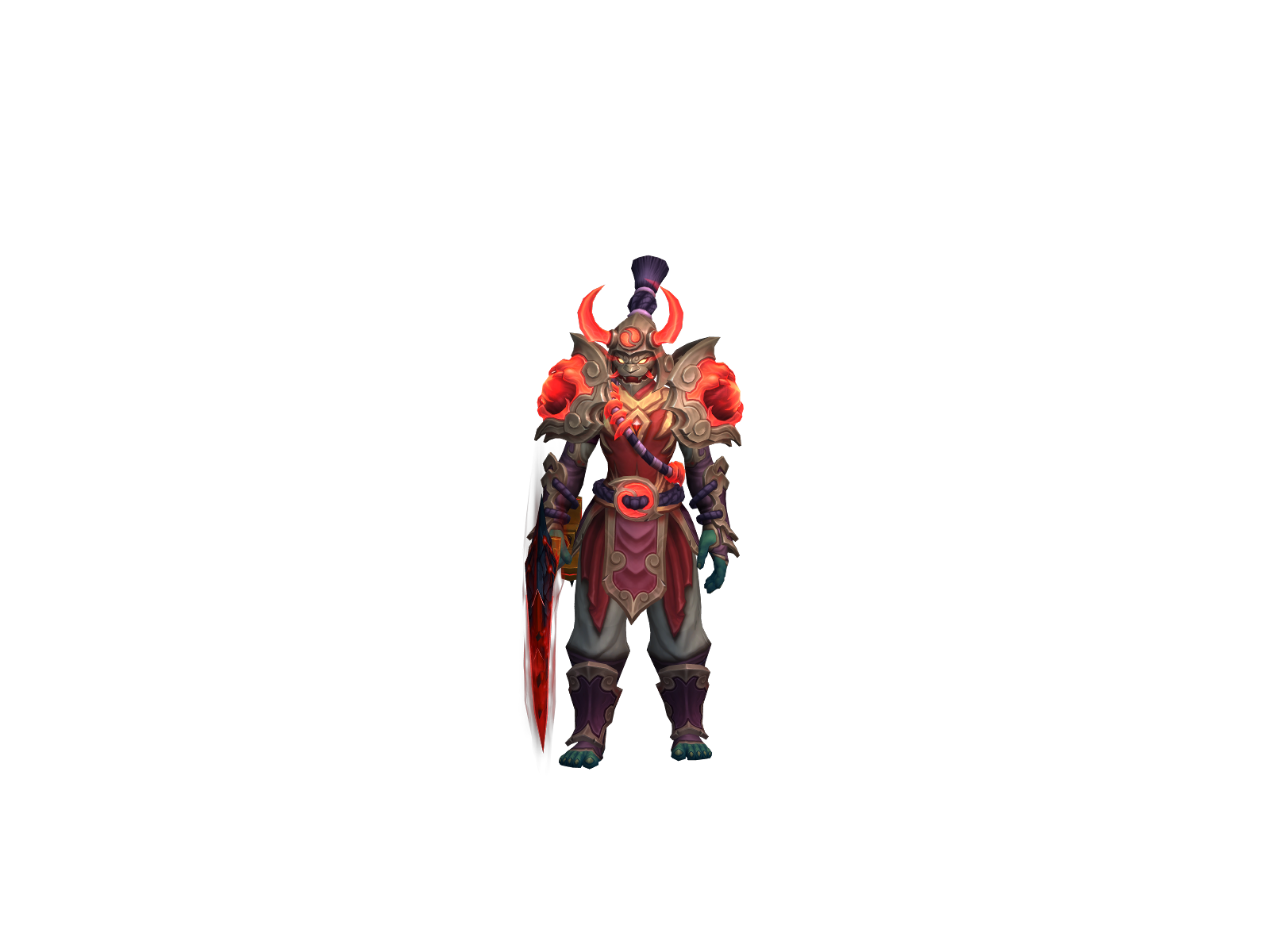 Struck 3D character render