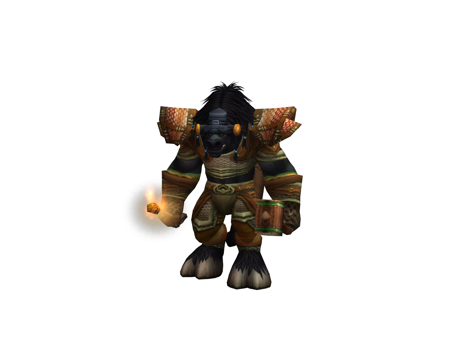 Abega 3D character render