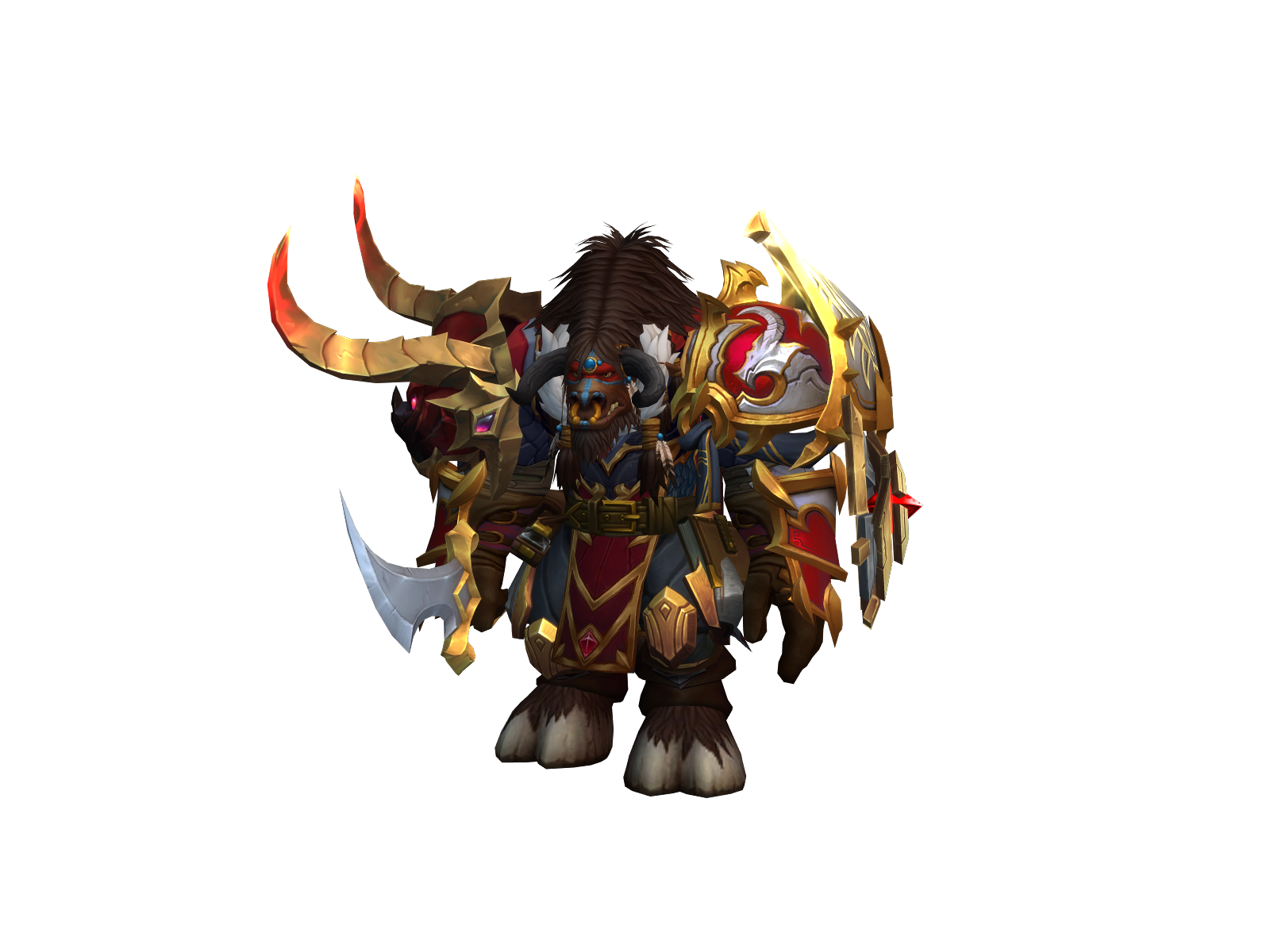 Kromrai 3D character render