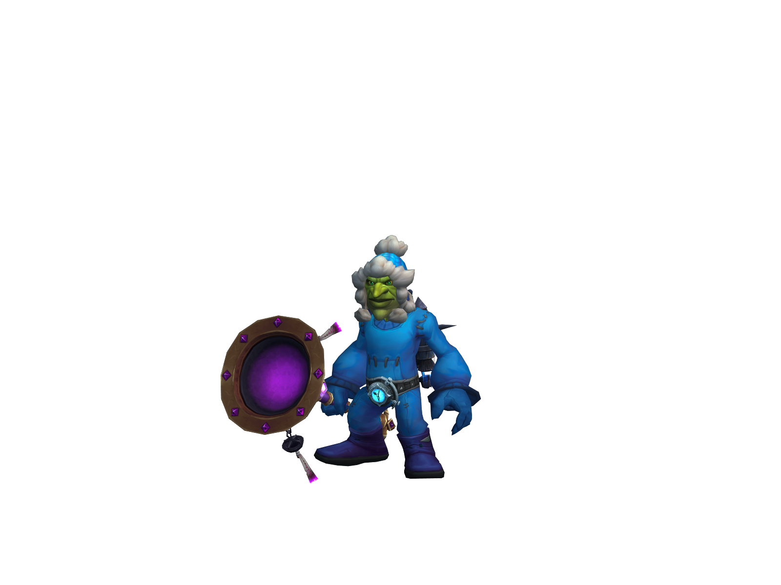 Proteinz 3D character render