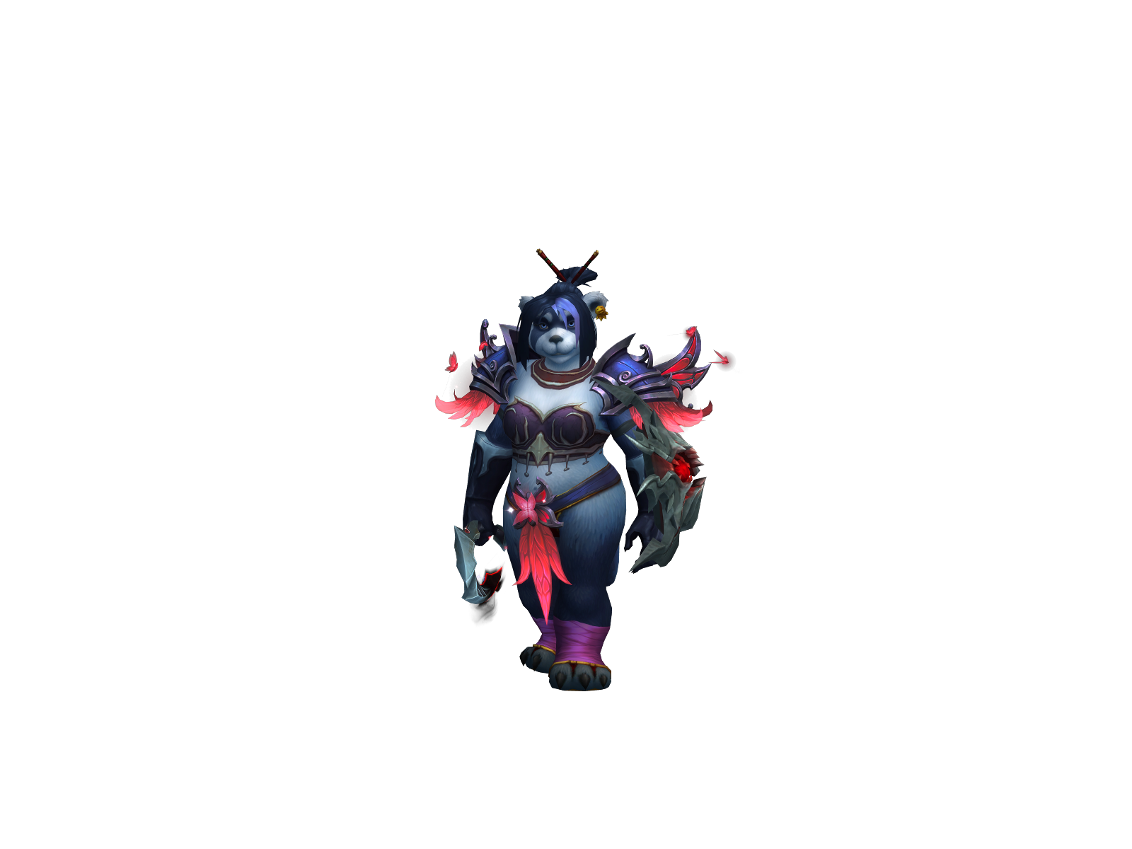 Liufei 3D character render