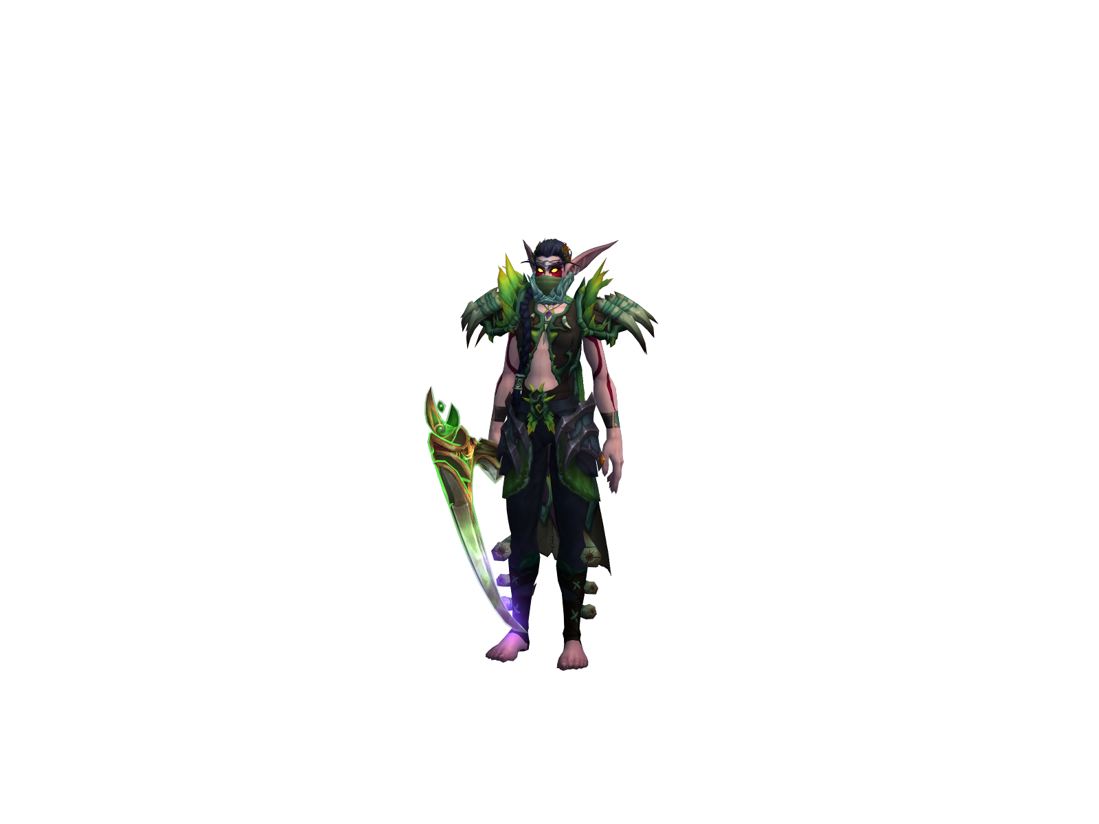 Driara 3D character render