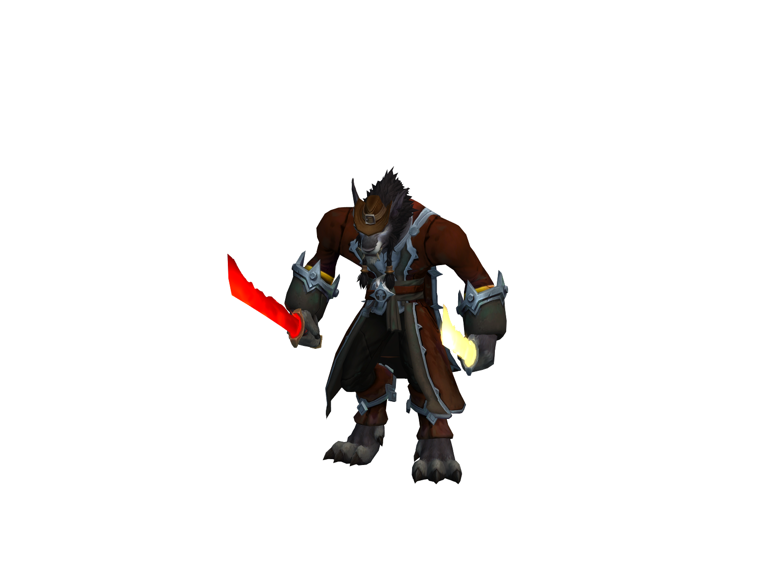 Tanozar 3D character render