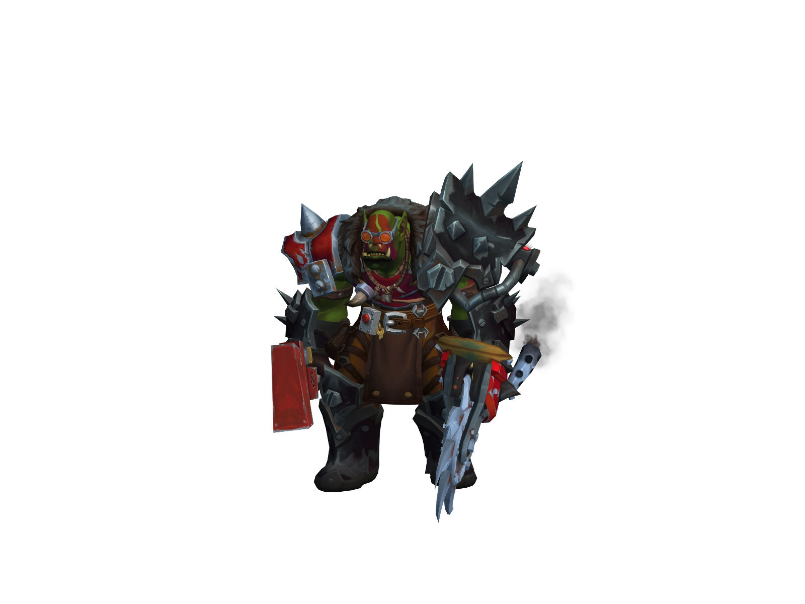 Bonechoppa 3D character render