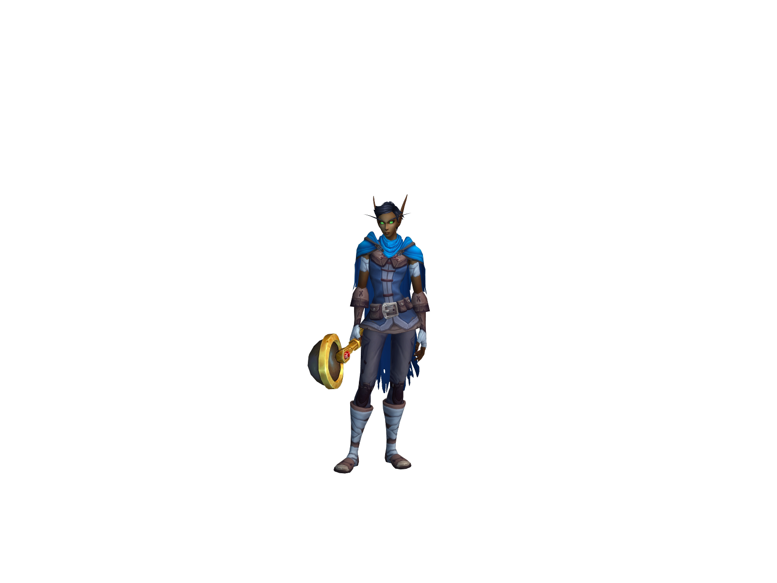 Feyhyna 3D character render