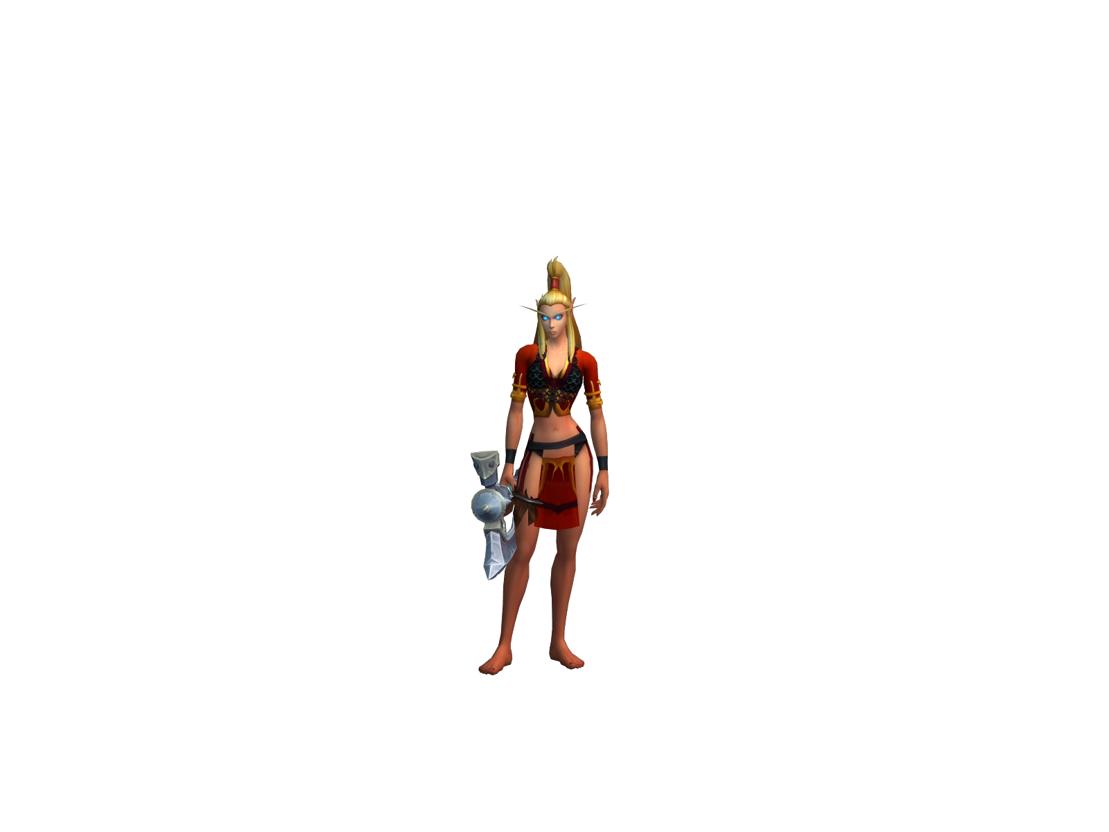 Wylerin 3D character render