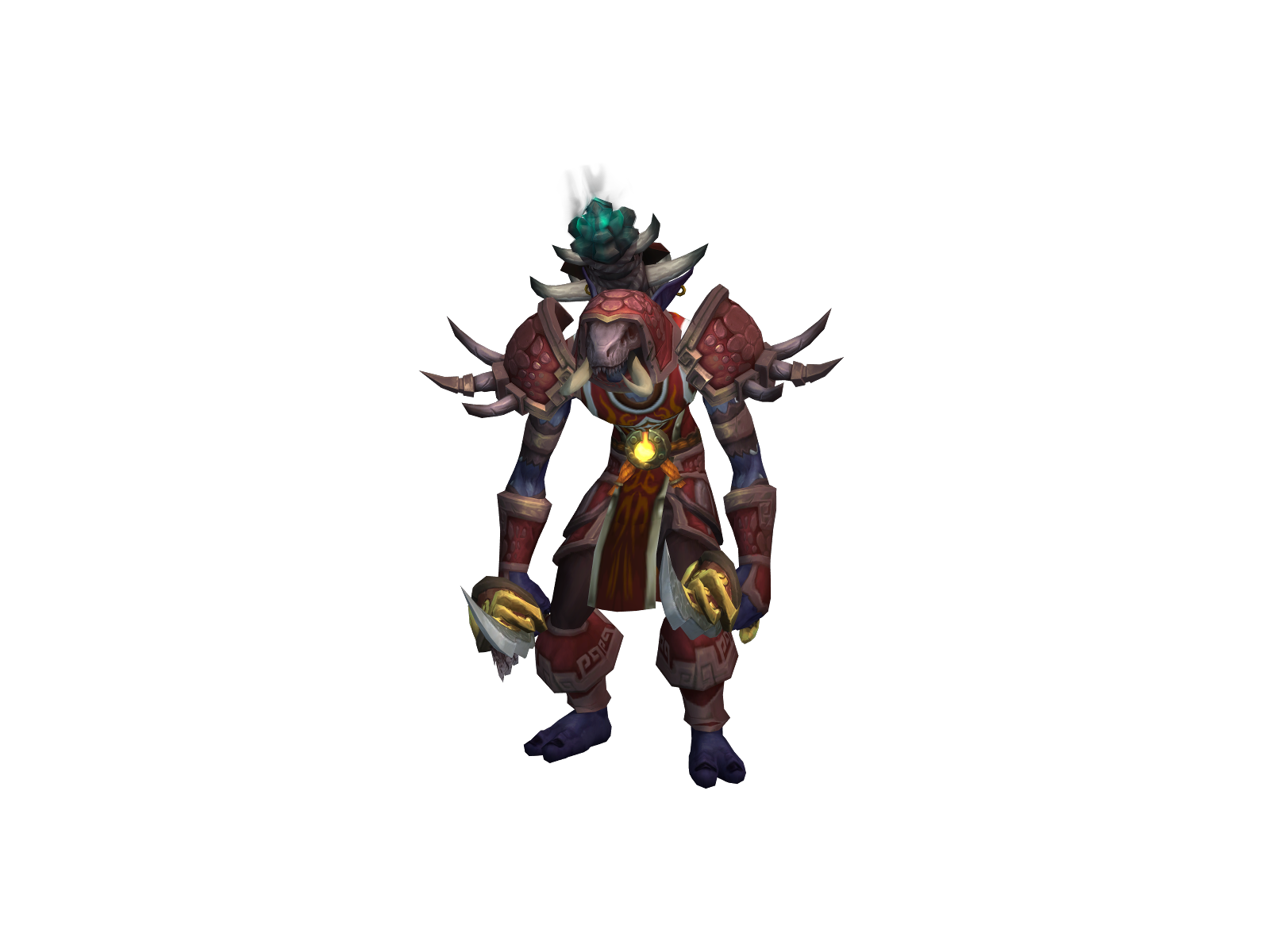 Gankkar 3D character render