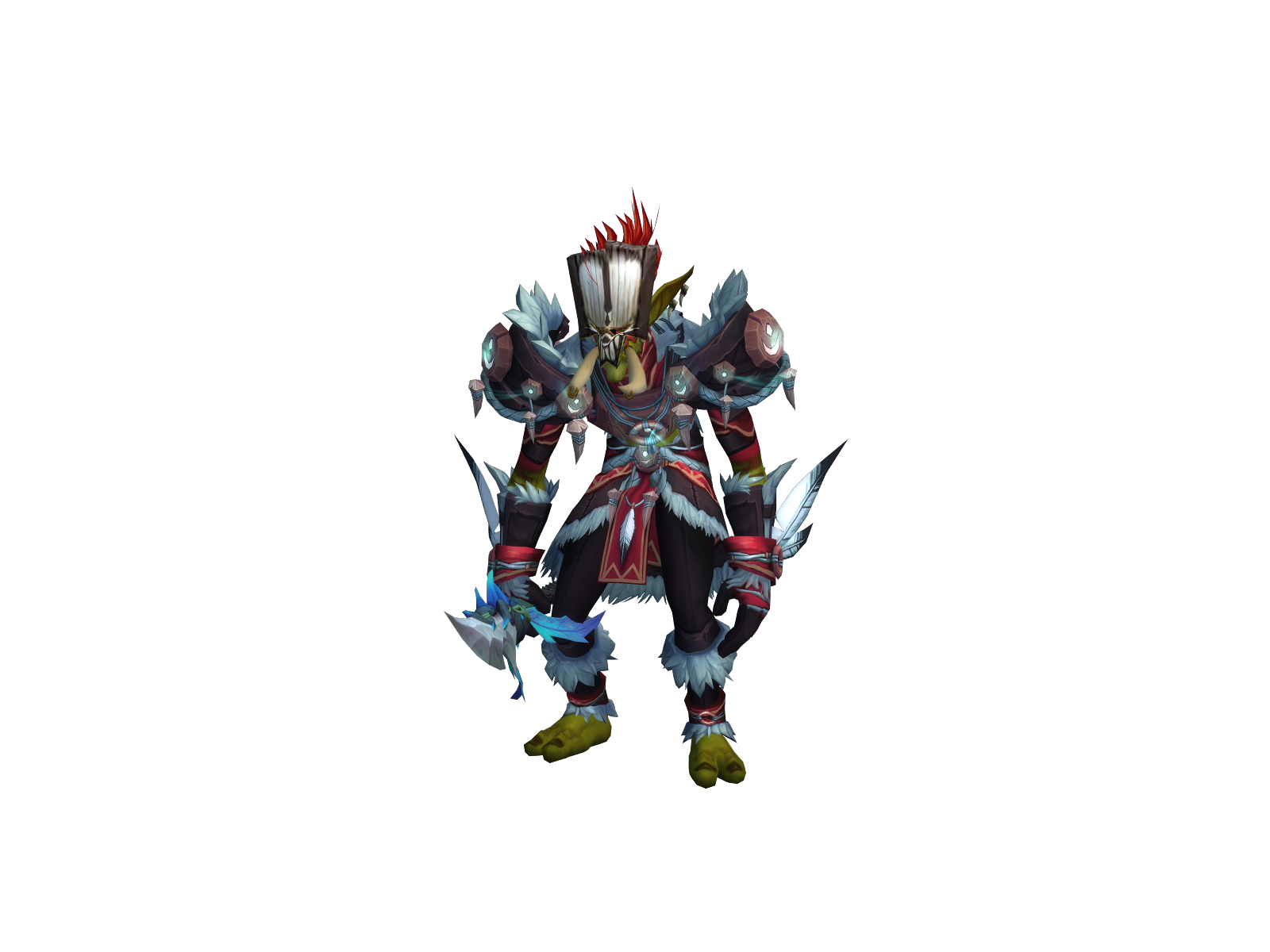 Grozrotraz 3D character render
