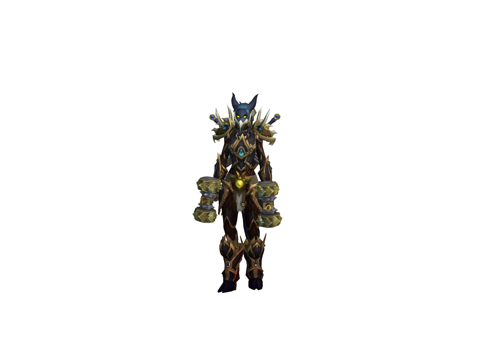 Hemisaa 3D character render