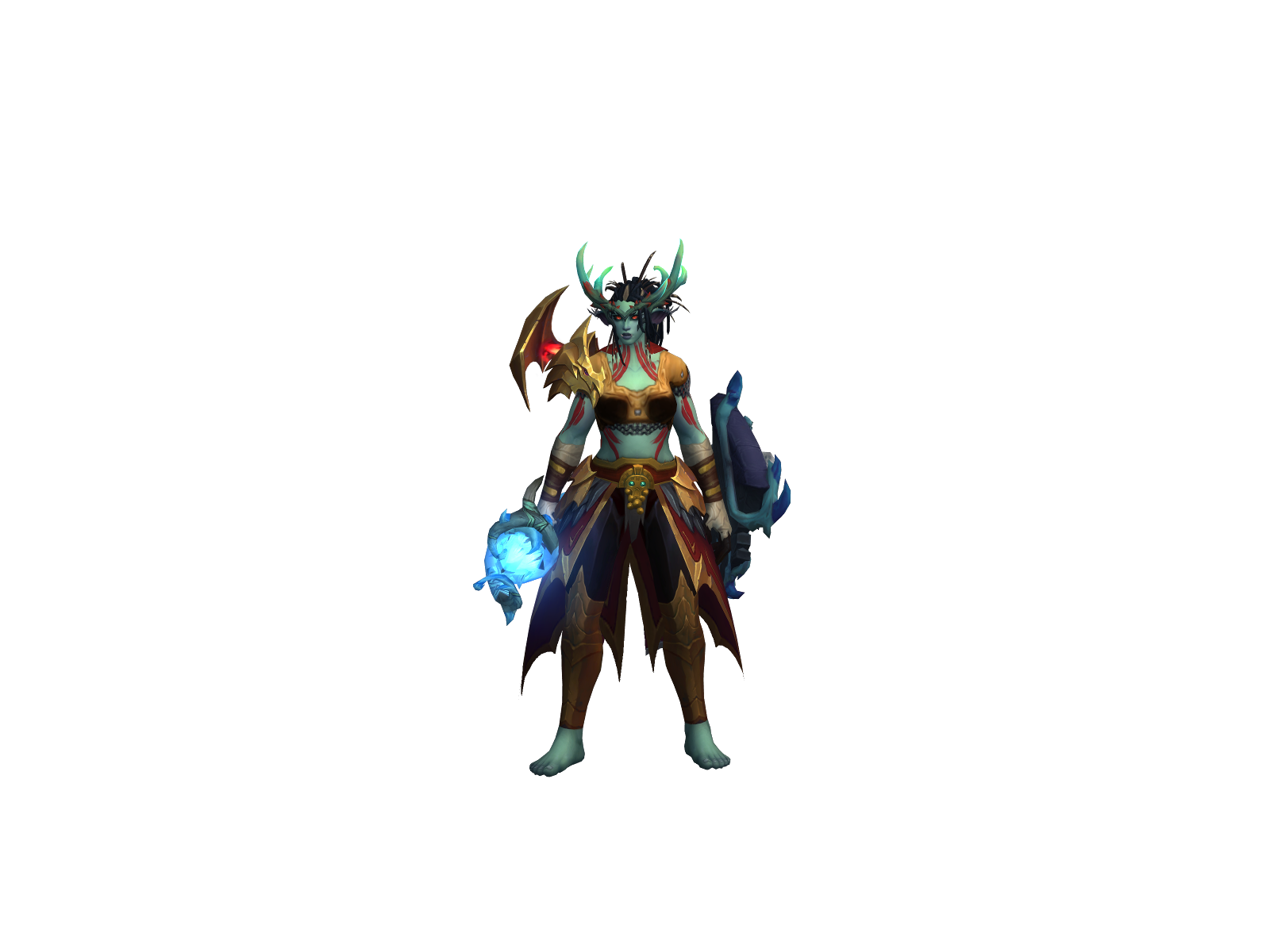 Featherwïtch 3D character render
