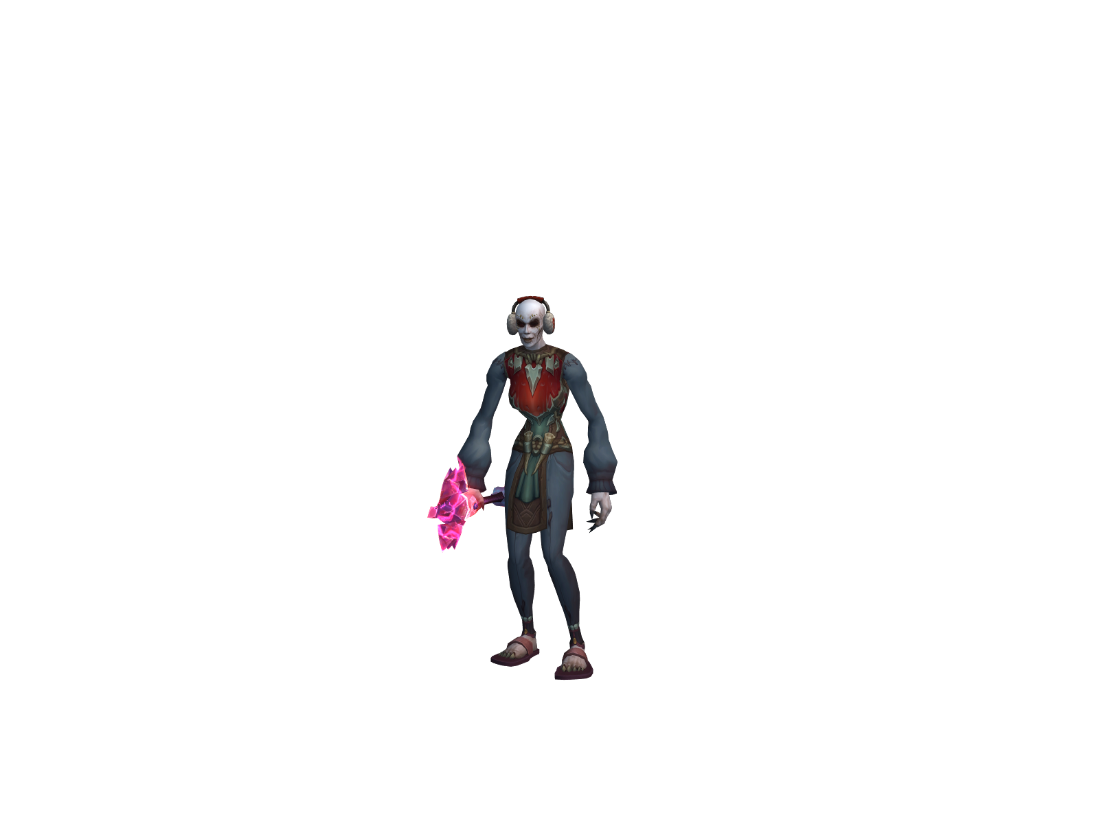 Bubblebuster 3D character render