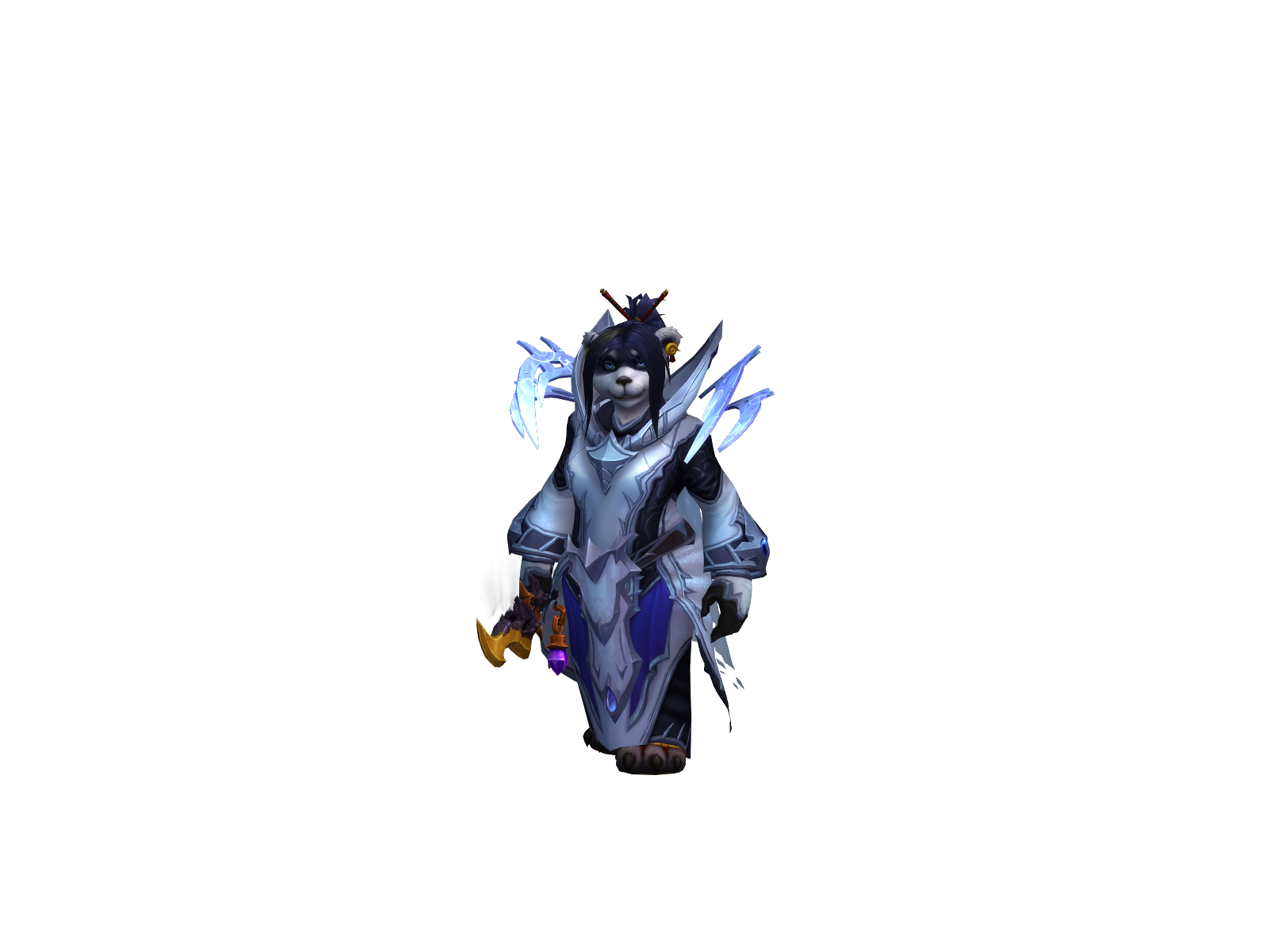Henpaw 3D character render
