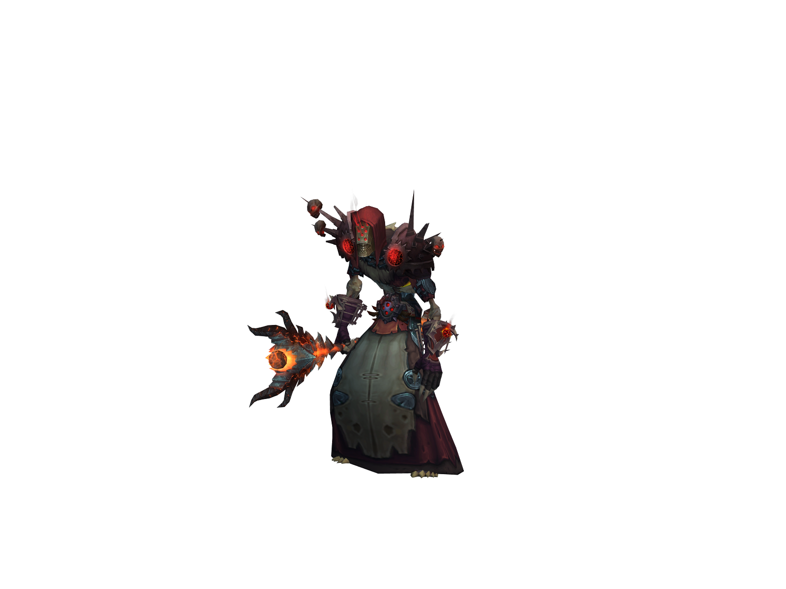 Zalander 3D character render