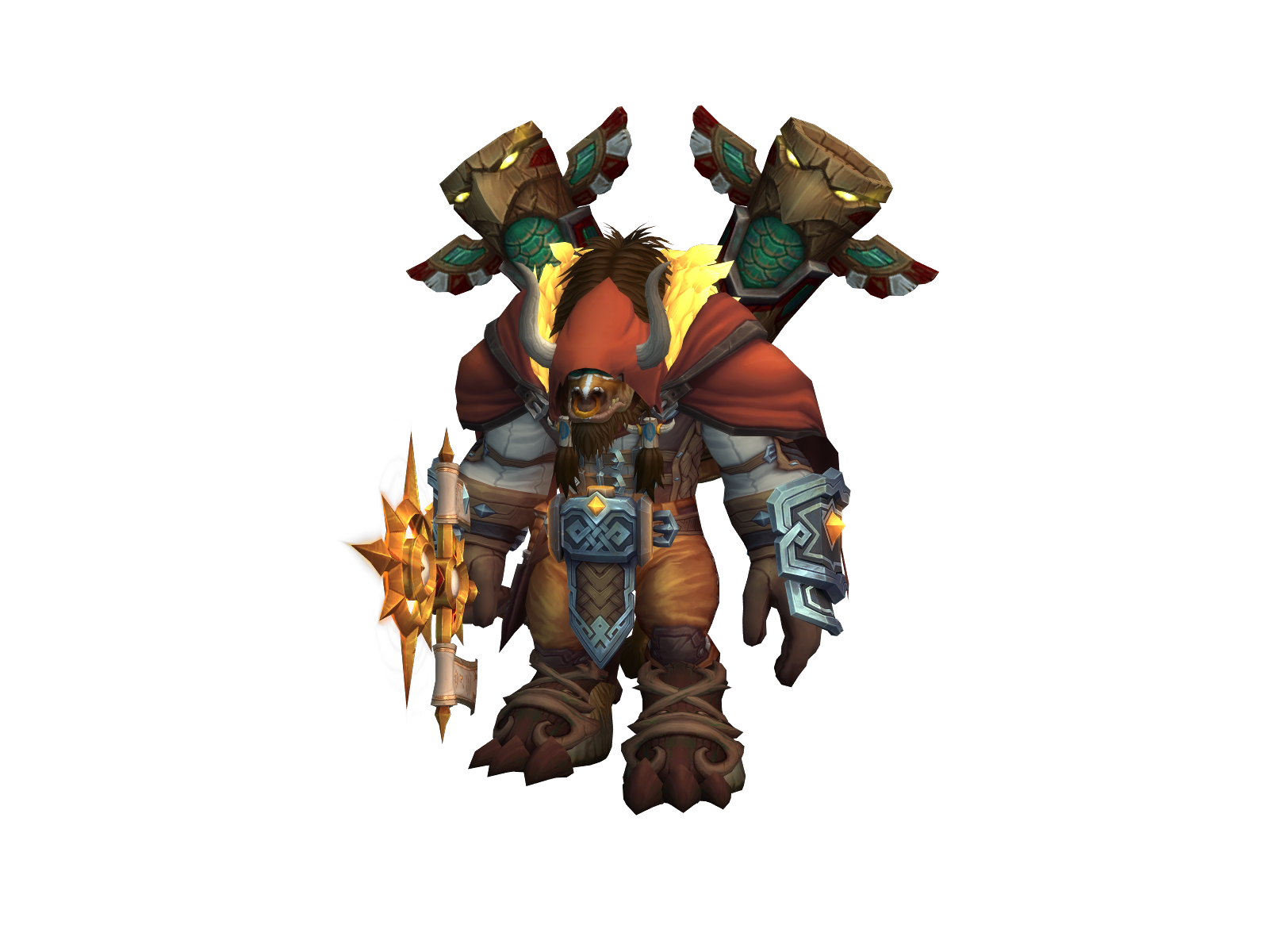 Yhandu 3D character render