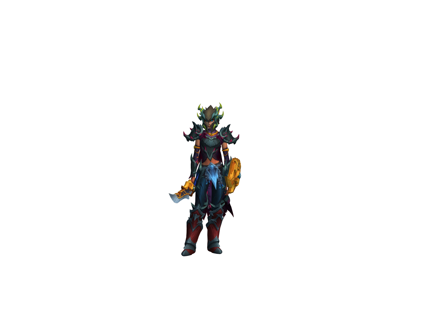 Relire 3D character render