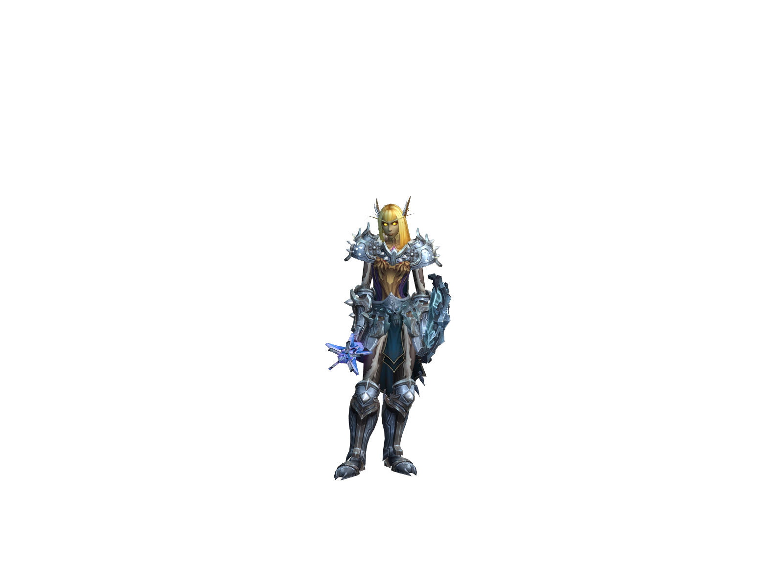 Holyshocked 3D character render