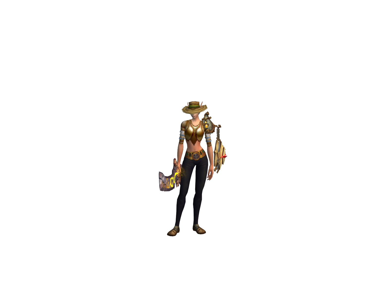 Saintcassi 3D character render