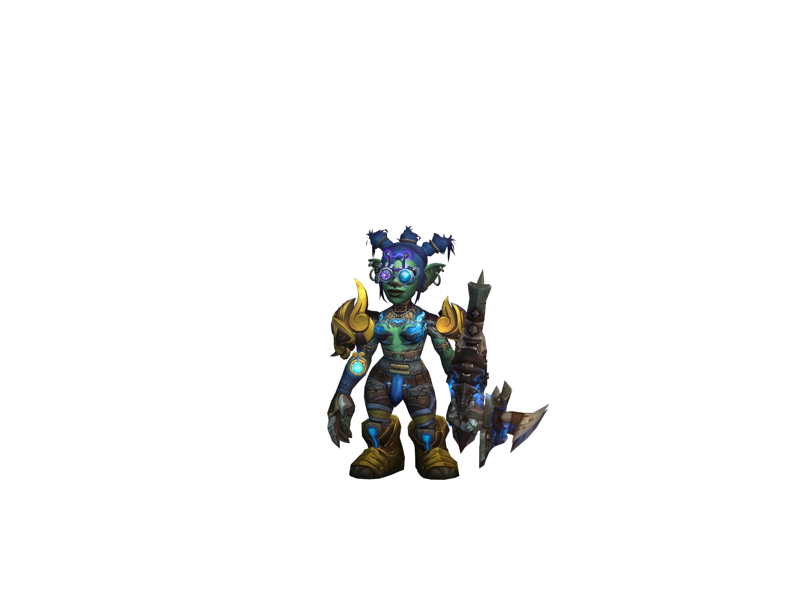 Velouriá 3D character render