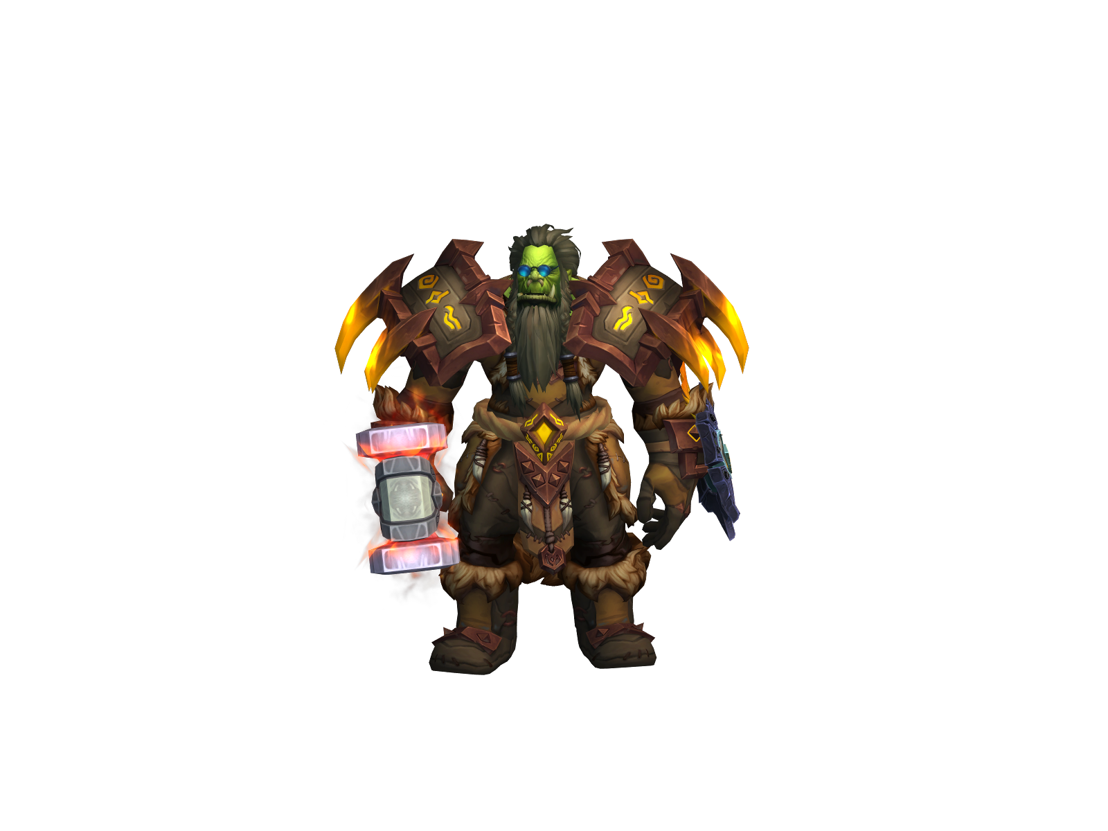 Ozryk 3D character render