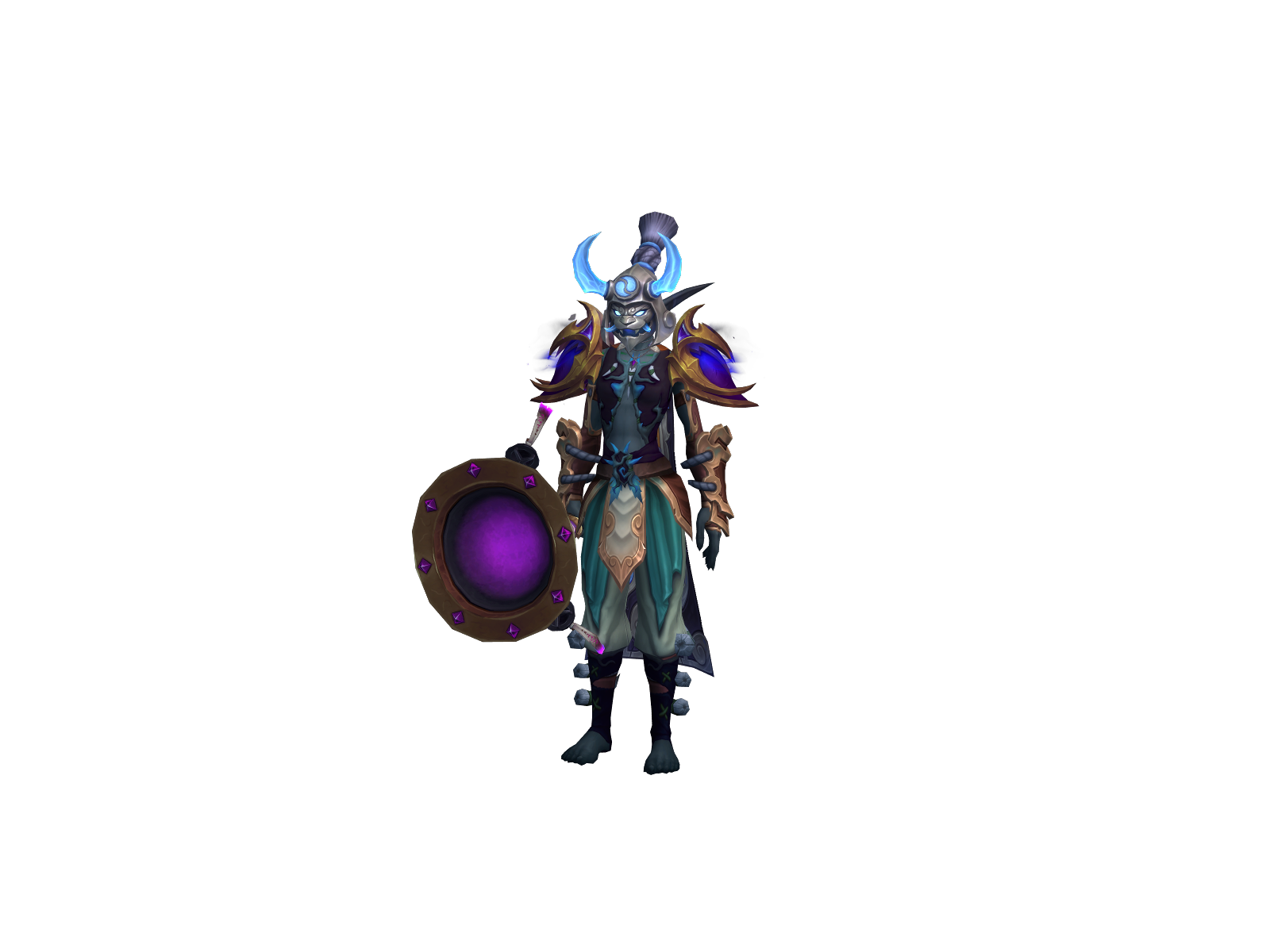 Mindreillea 3D character render