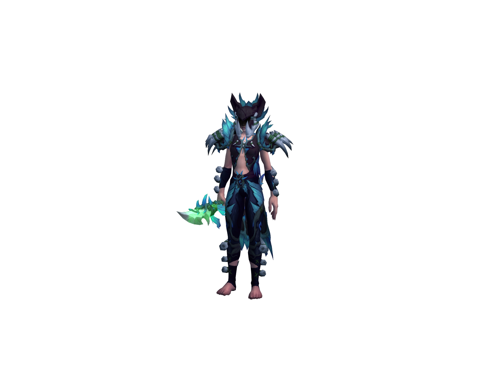 Kelyre 3D character render