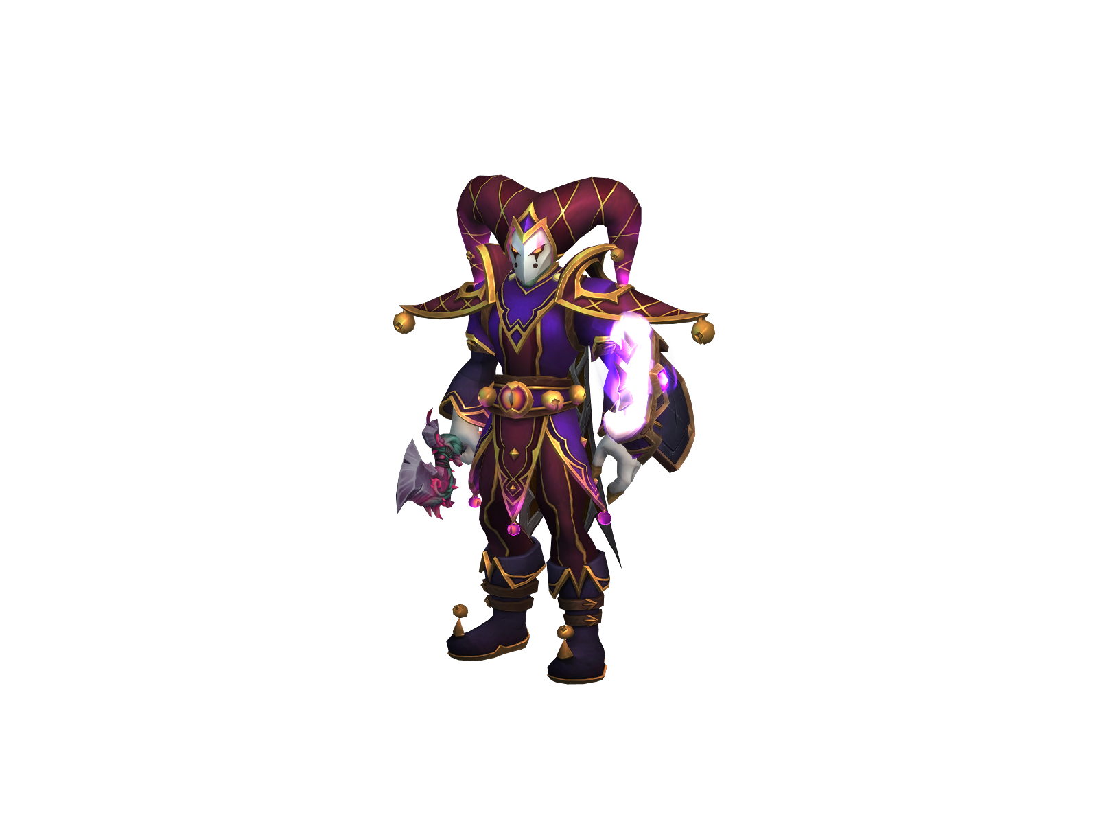 Warbler 3D character render