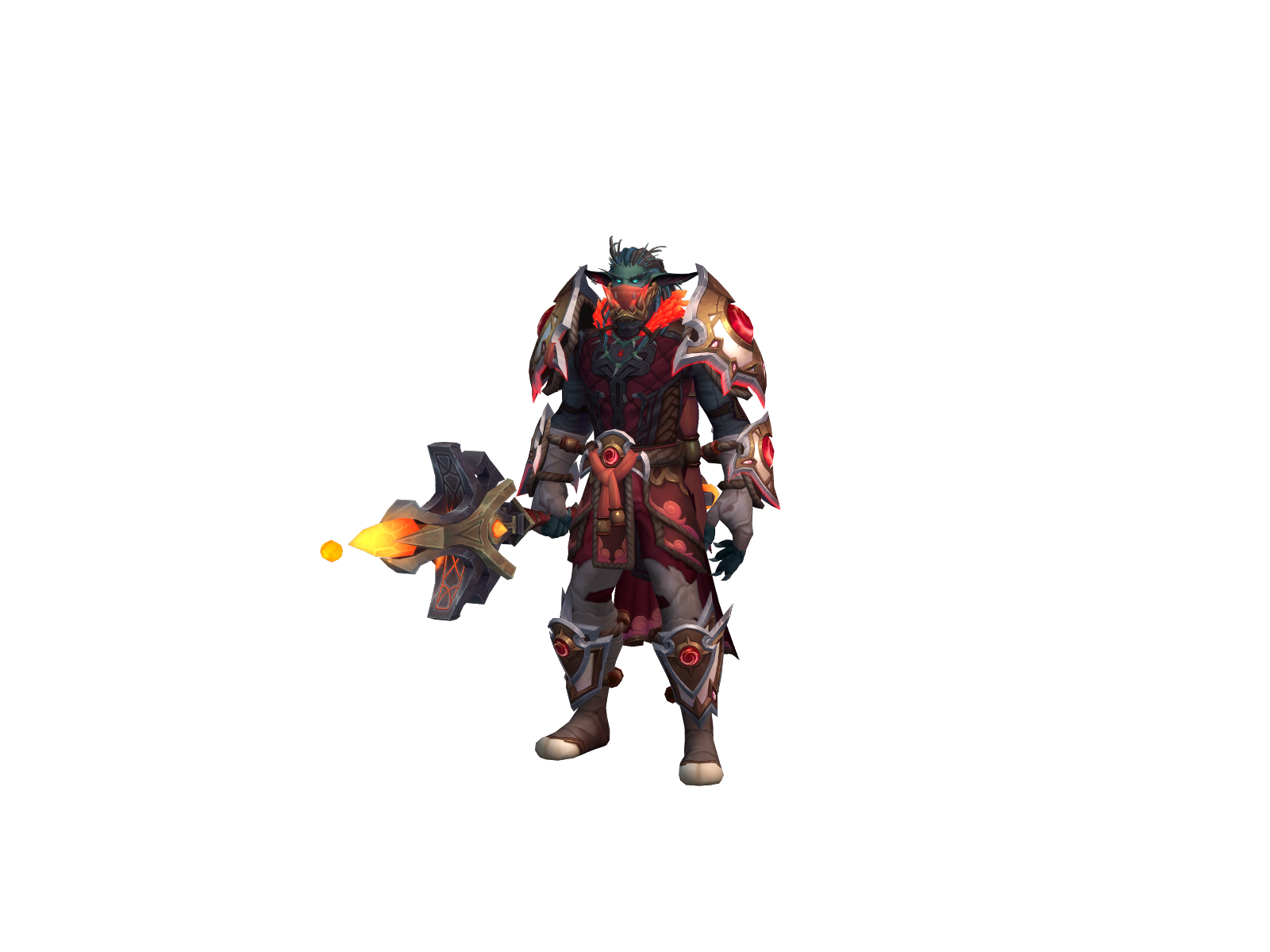 Praetox 3D character render