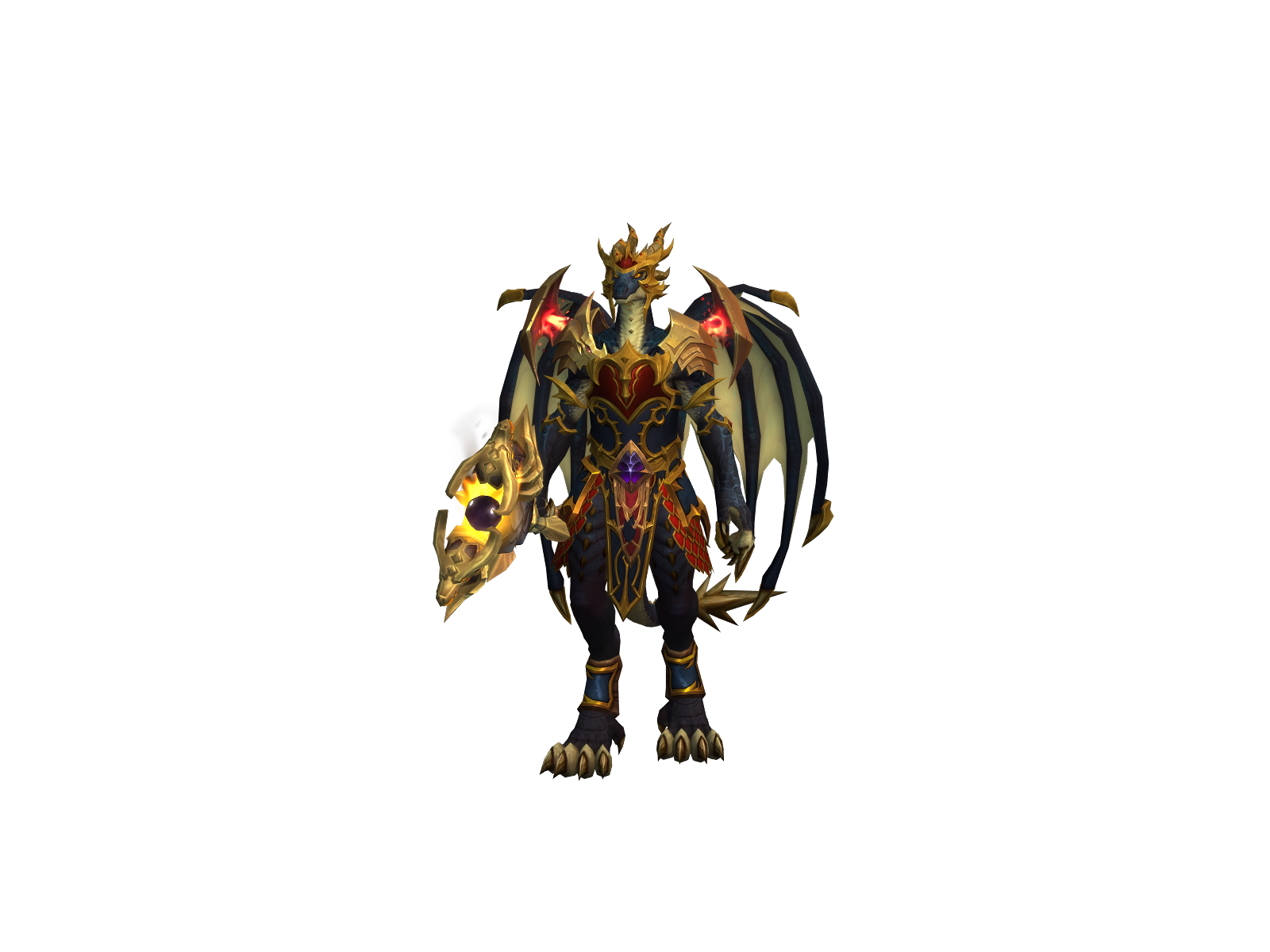 Rotted 3D character render