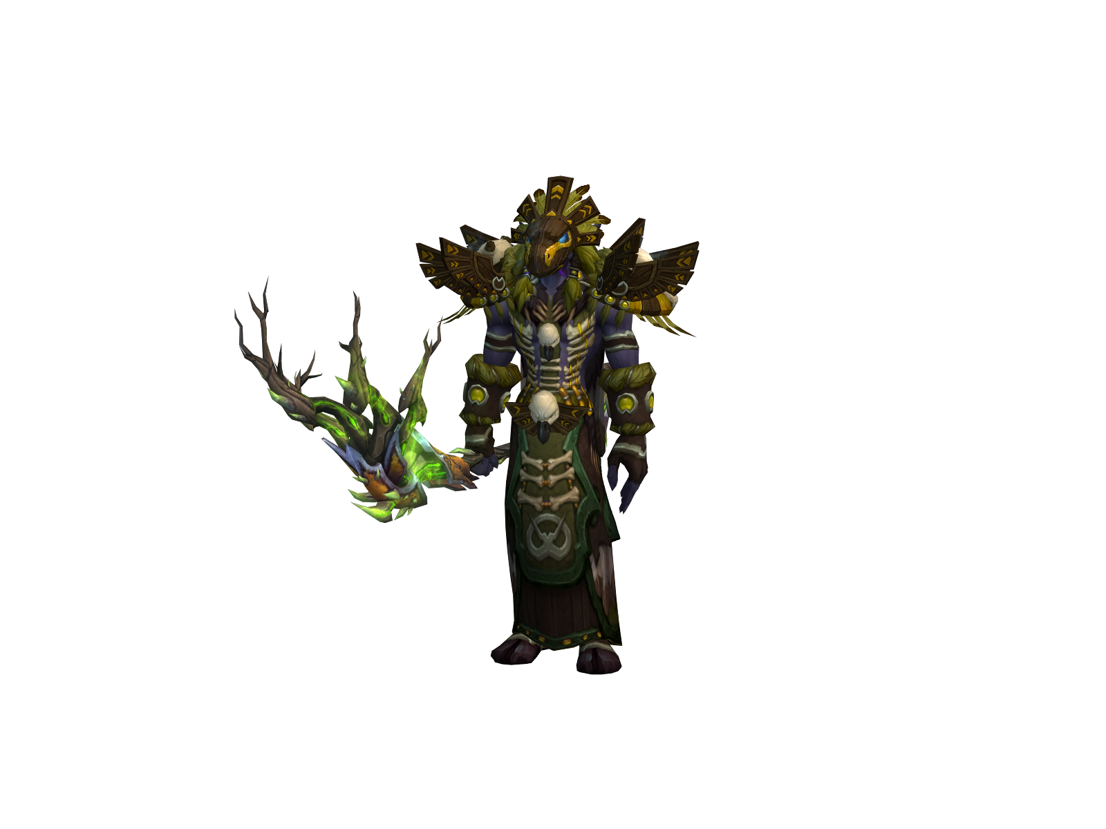 Wendigo 3D character render