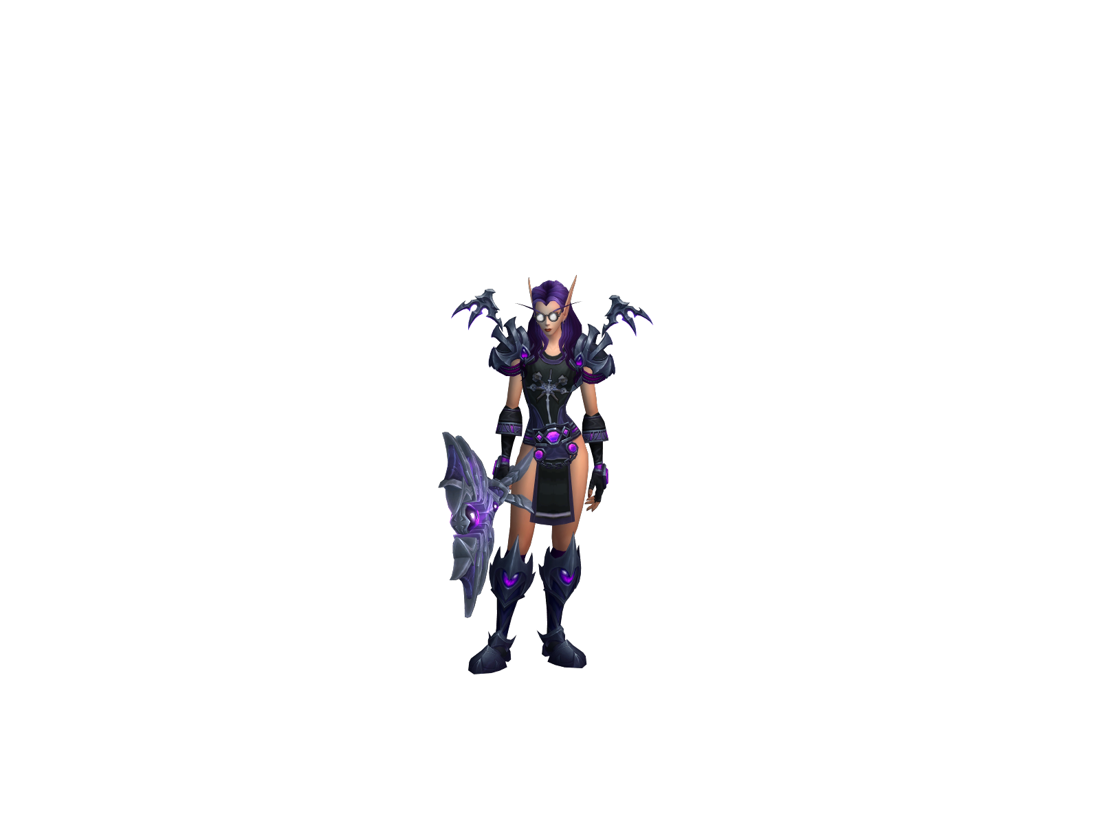 Èlviera 3D character render