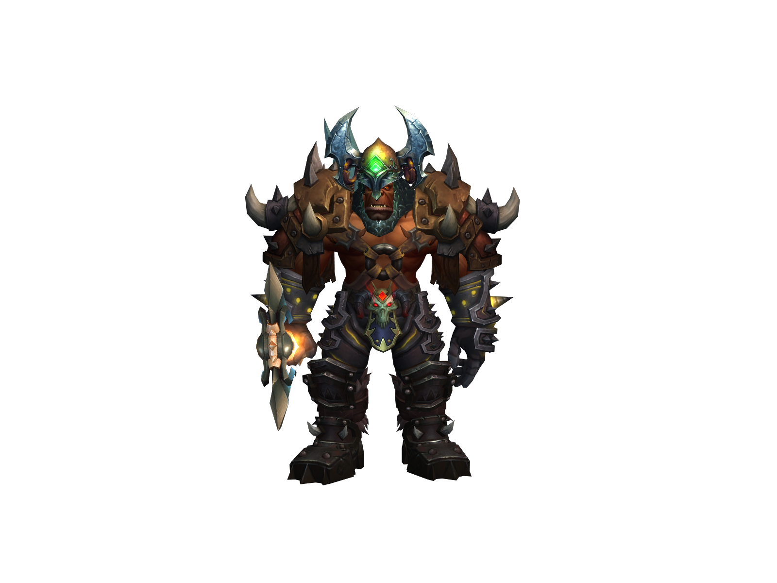 Gorkmork 3D character render