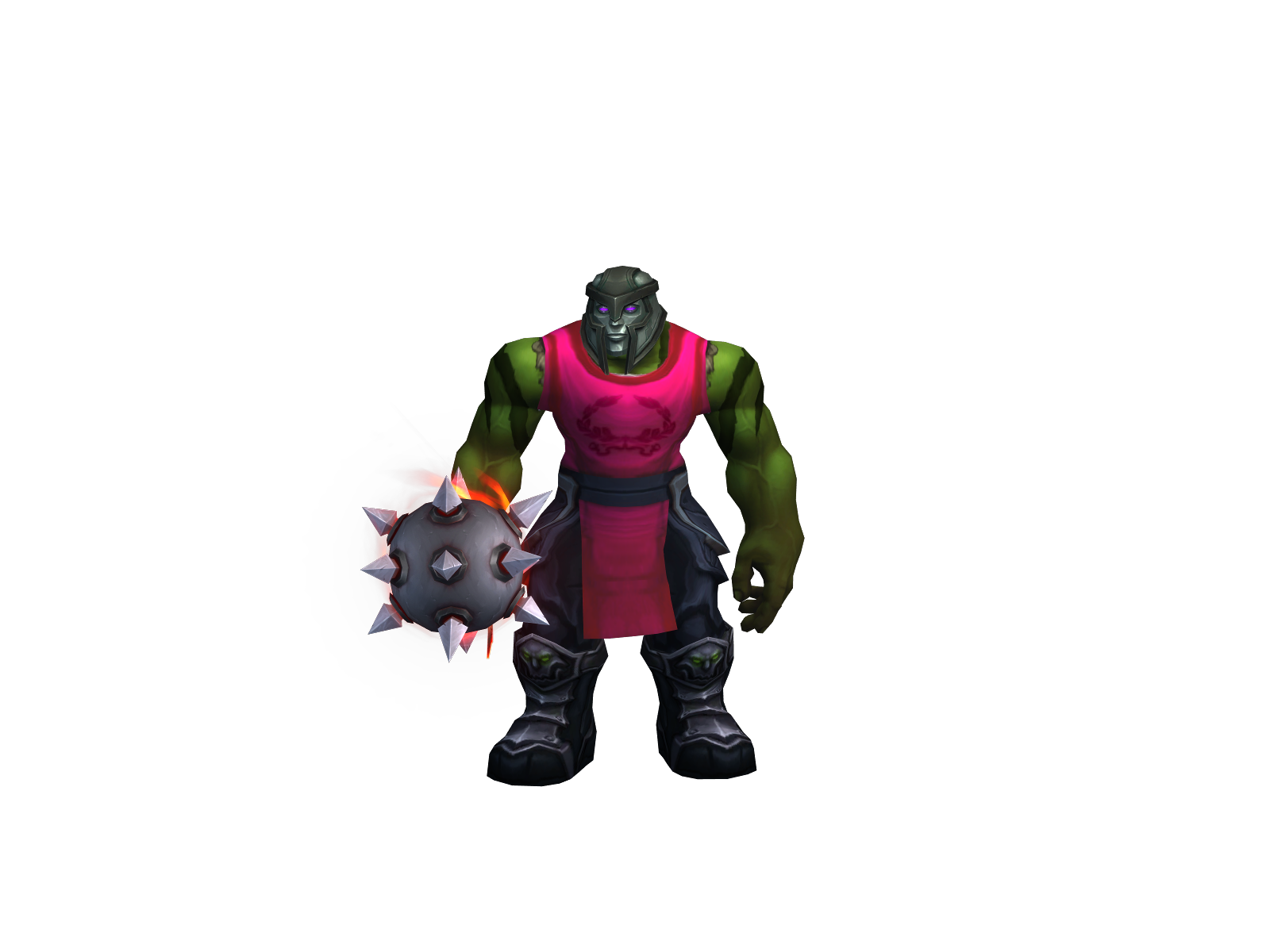 Mfdoom 3D character render