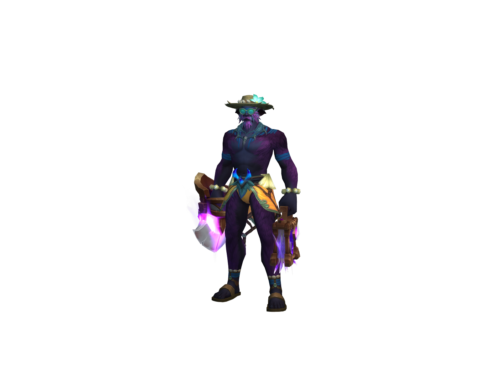 Bigfornothin 3D character render