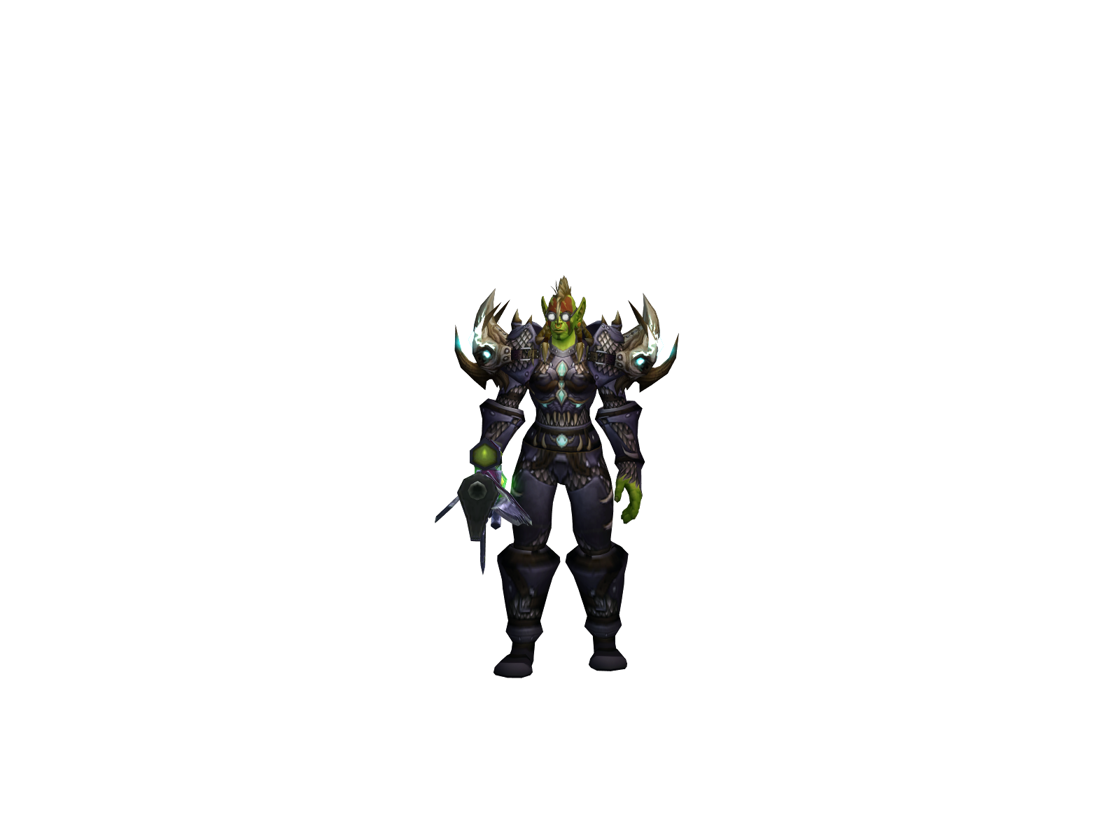 Open 3D character render
