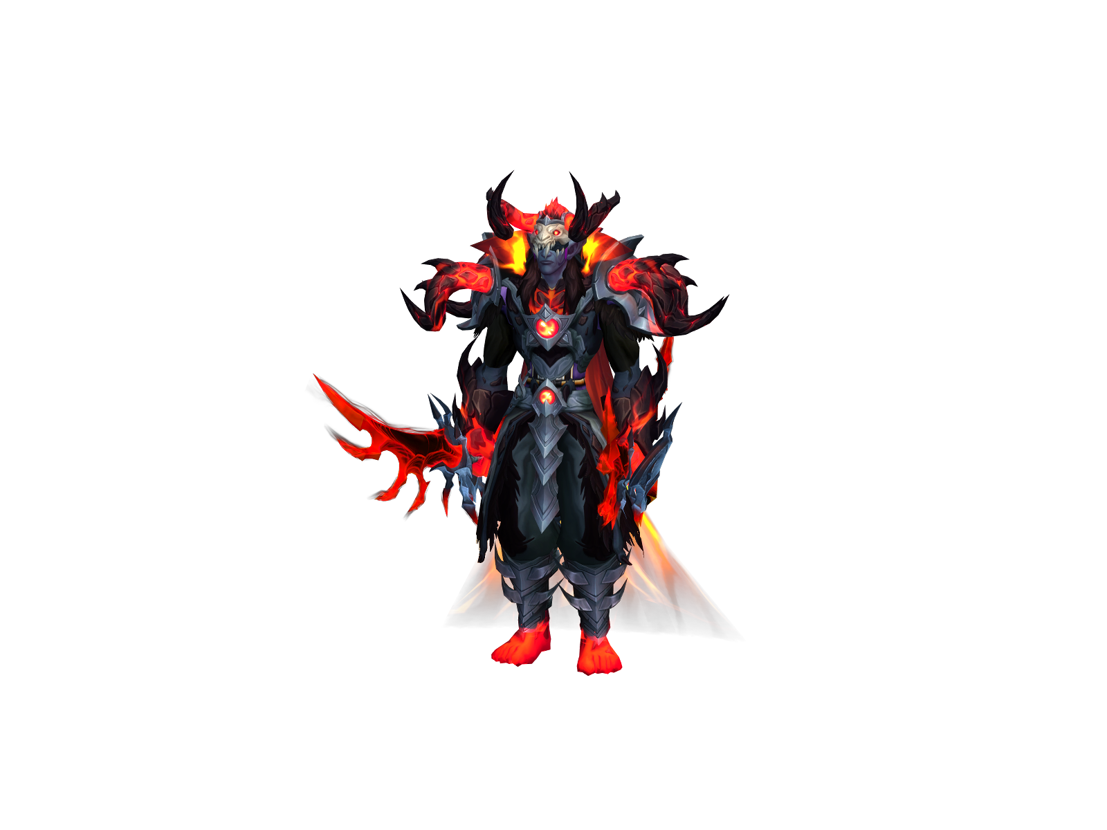 Akaza 3D character render