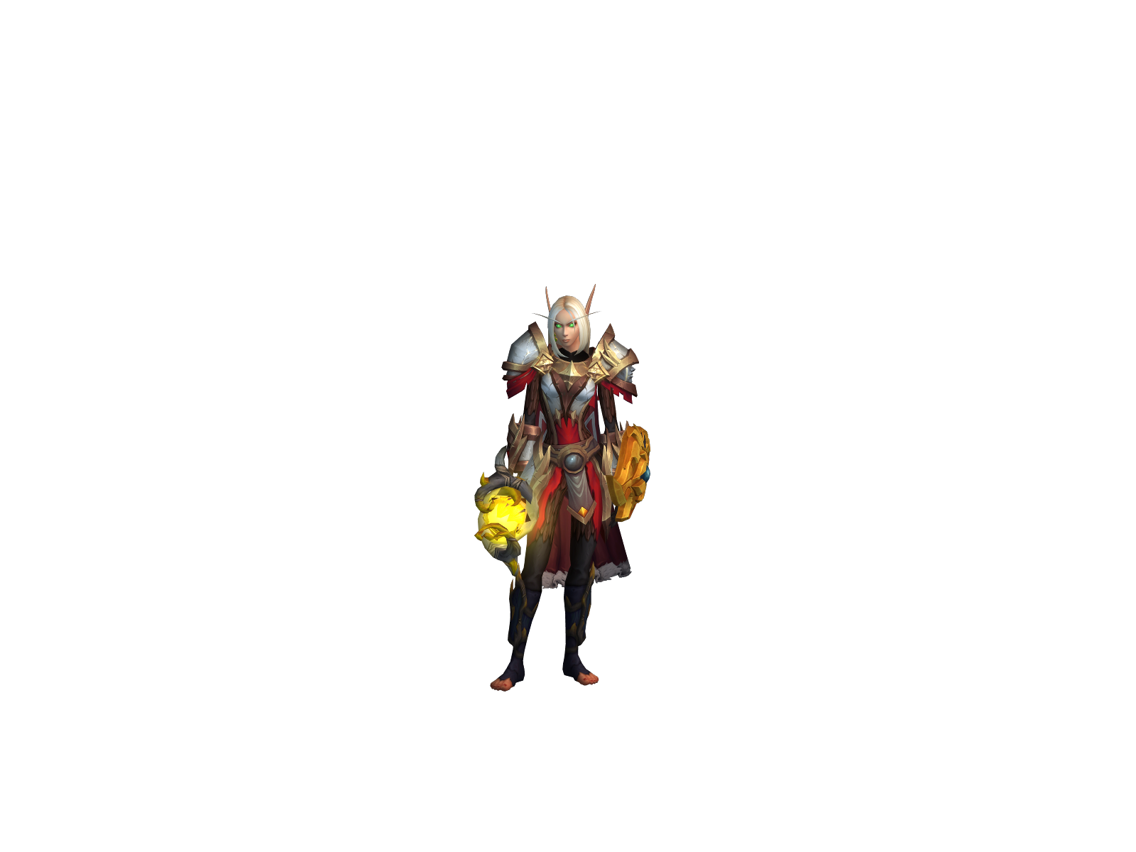 Ionias 3D character render