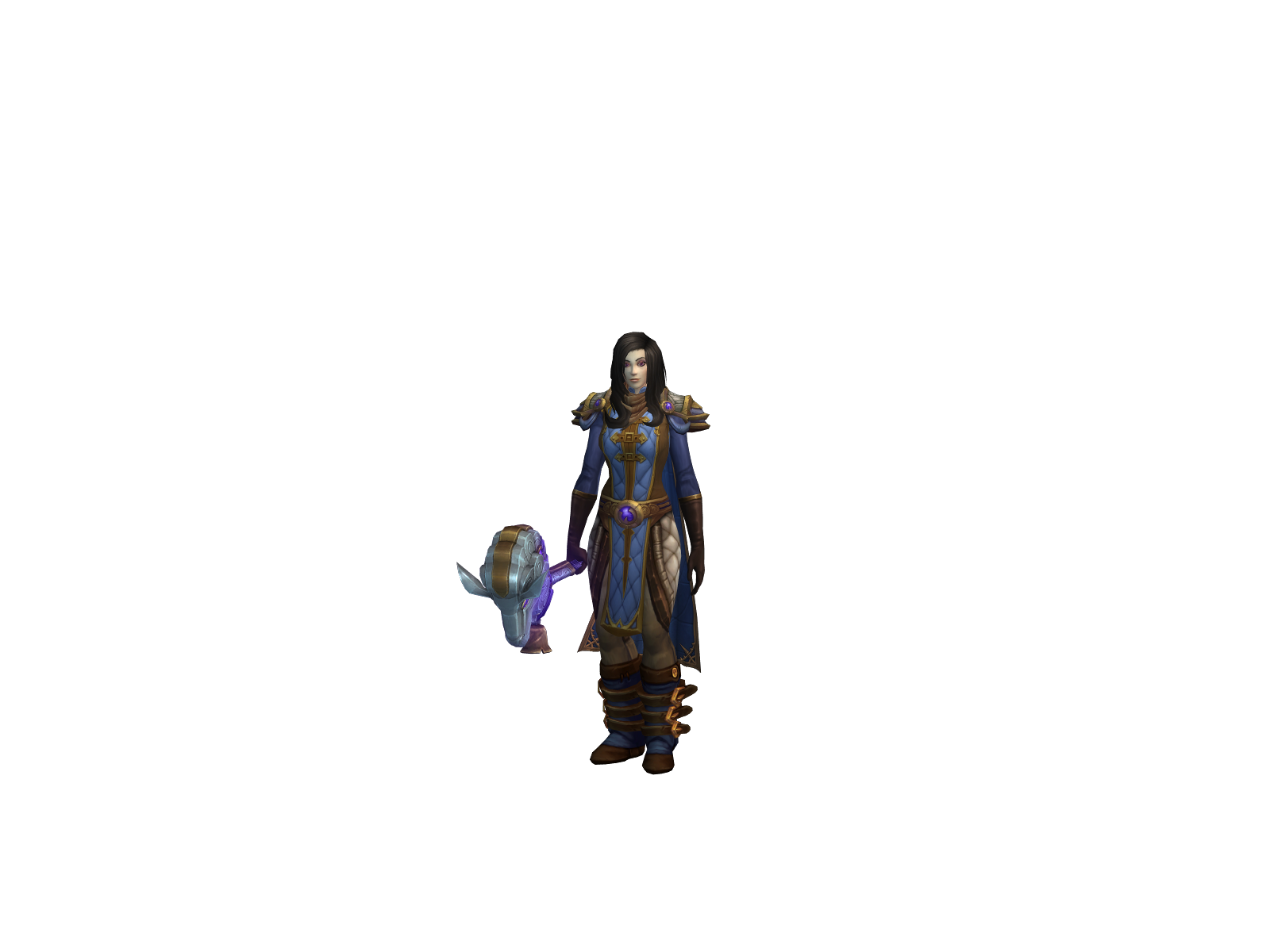 Ælyse 3D character render