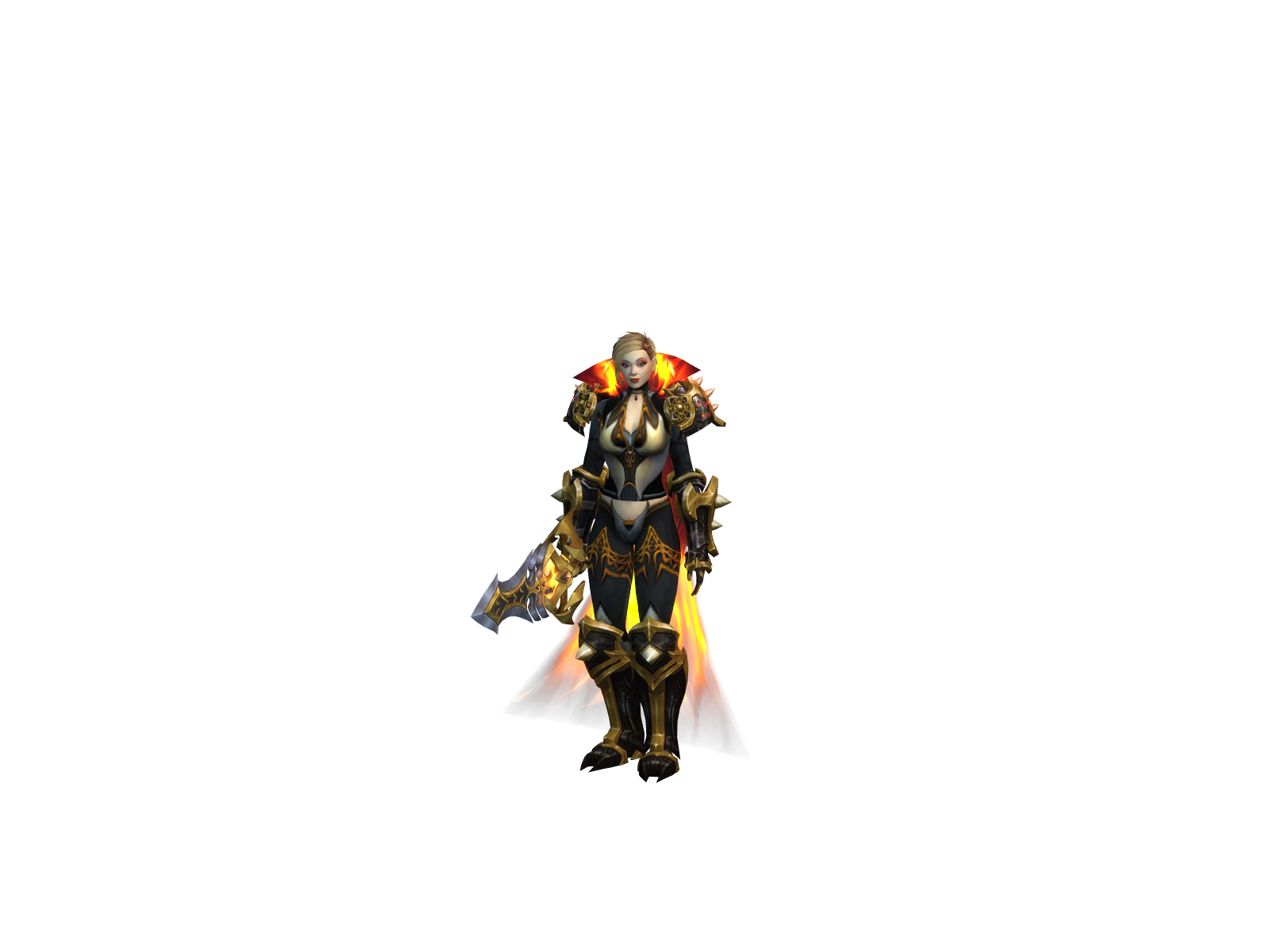 Reia 3D character render