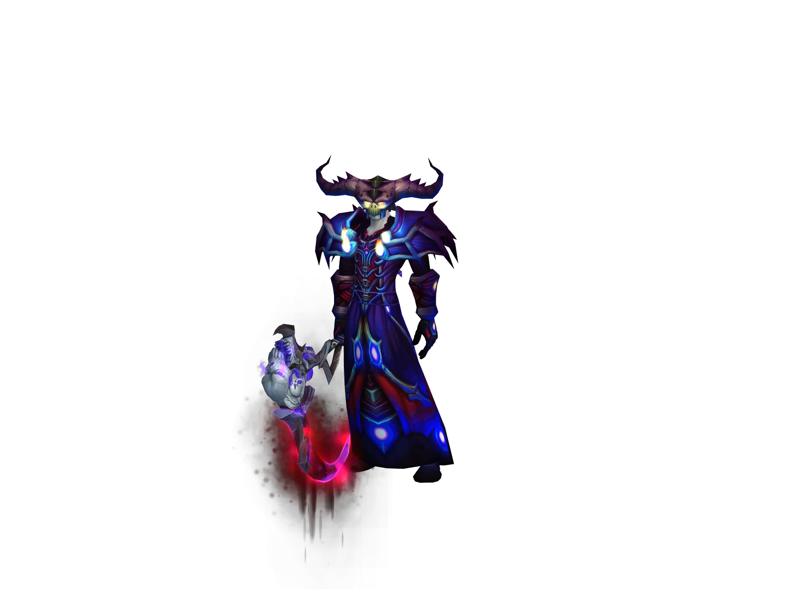 Burn 3D character render