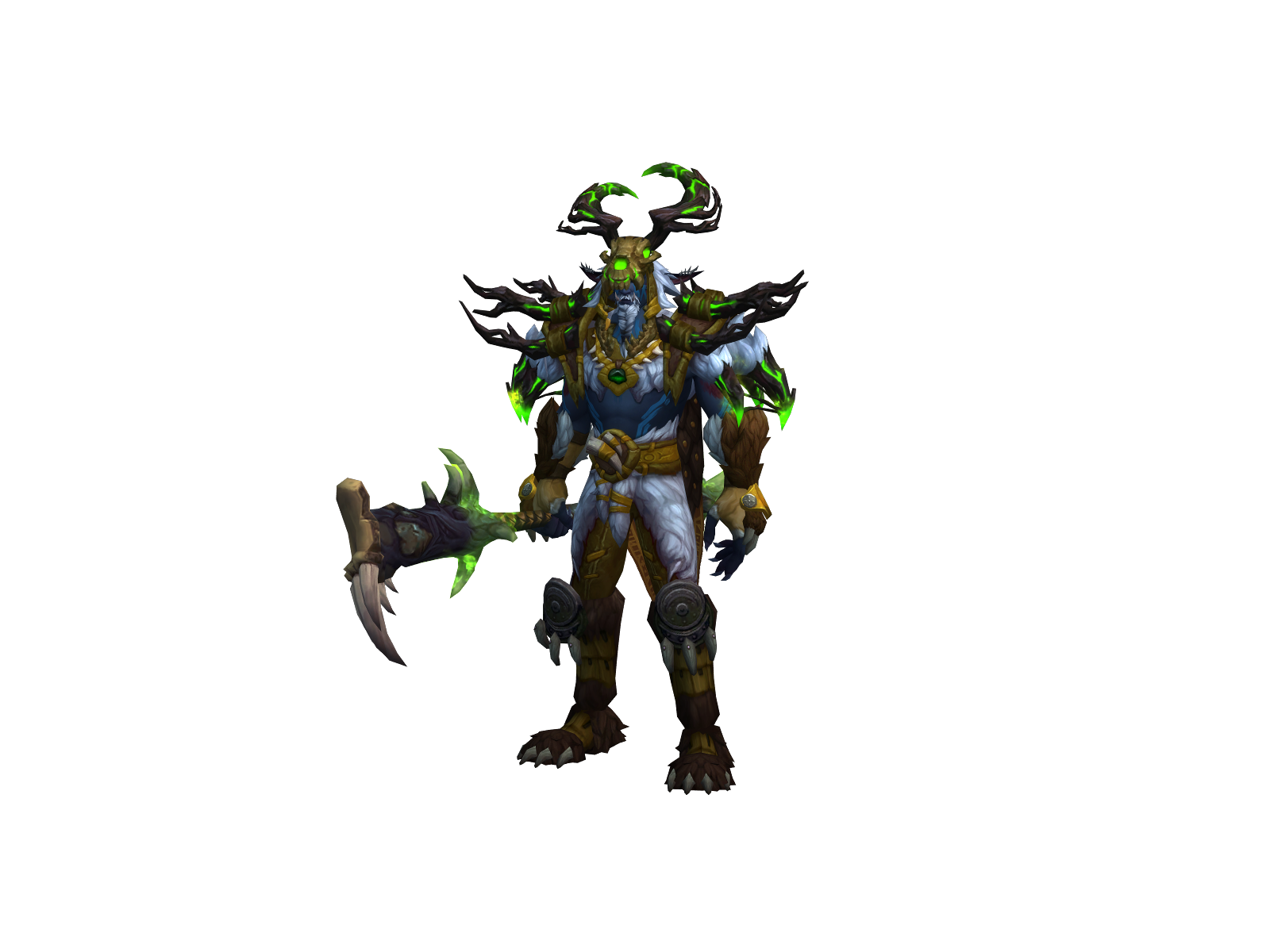 Walkingroot 3D character render